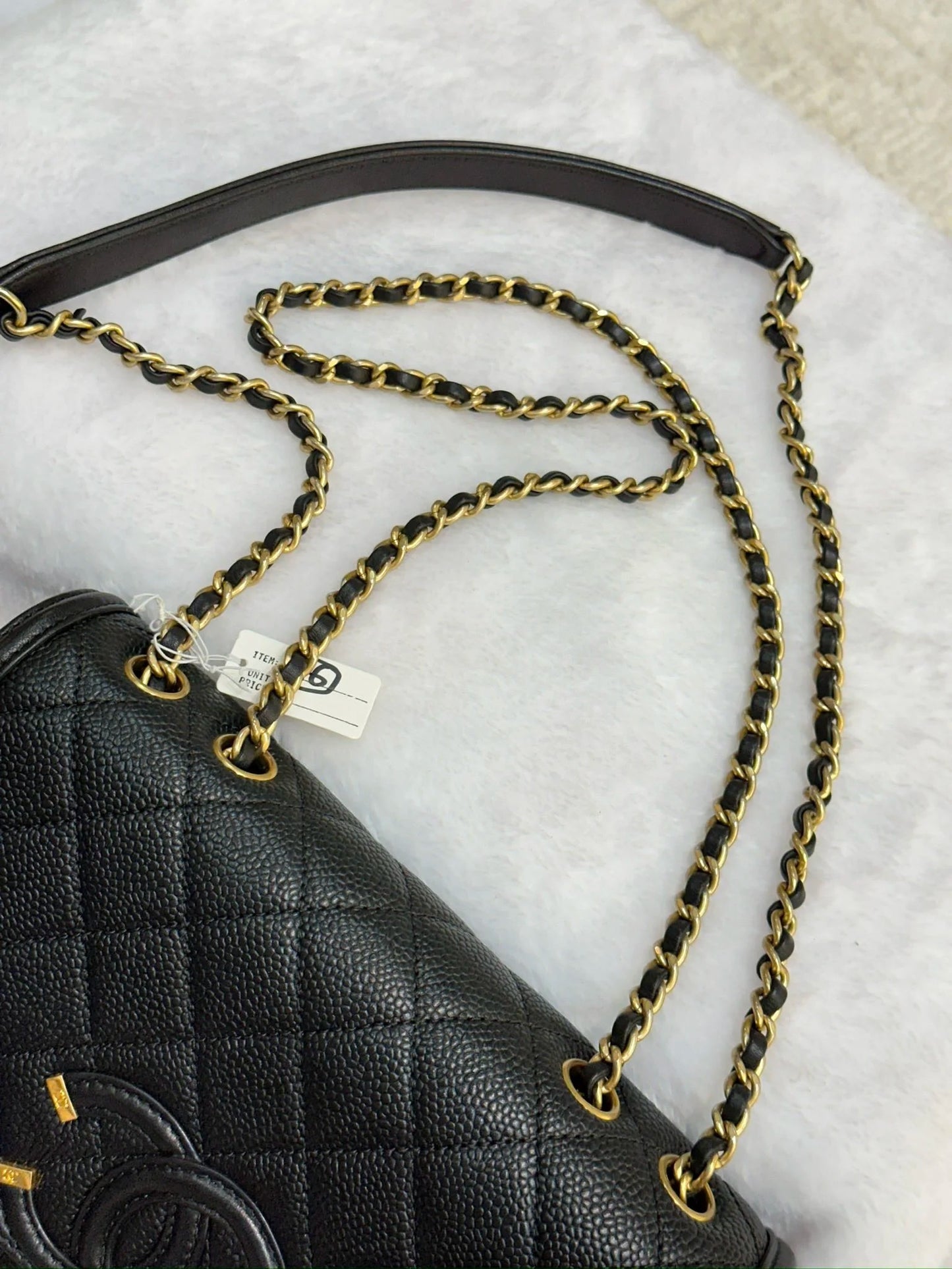 Chanel Caviar Quilted Small CC Filigree Flap Black