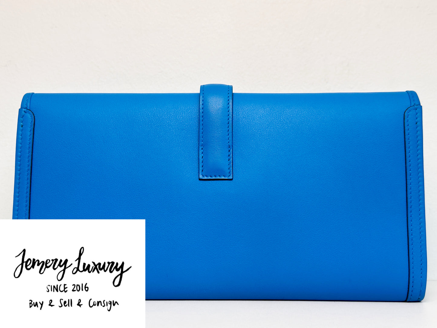 Hermes Jige Elan 29 Blue in Evercolor