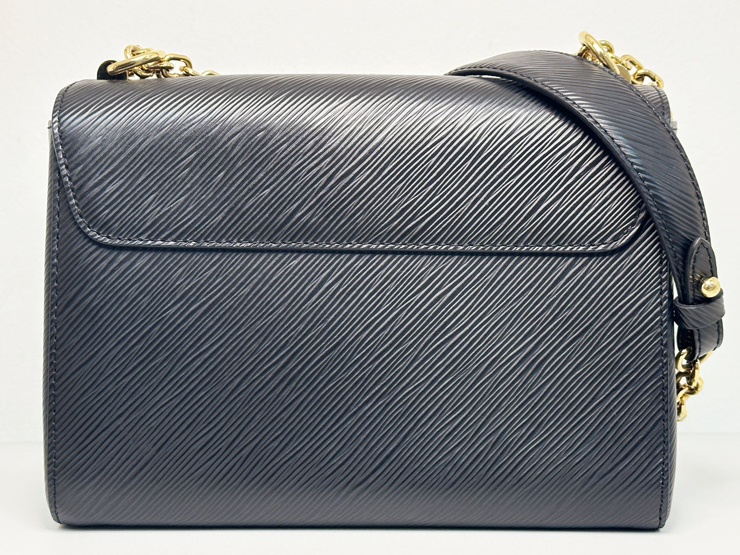 Louis Vuitton Black Epi Leather Sequin Owl MM Twist Bag