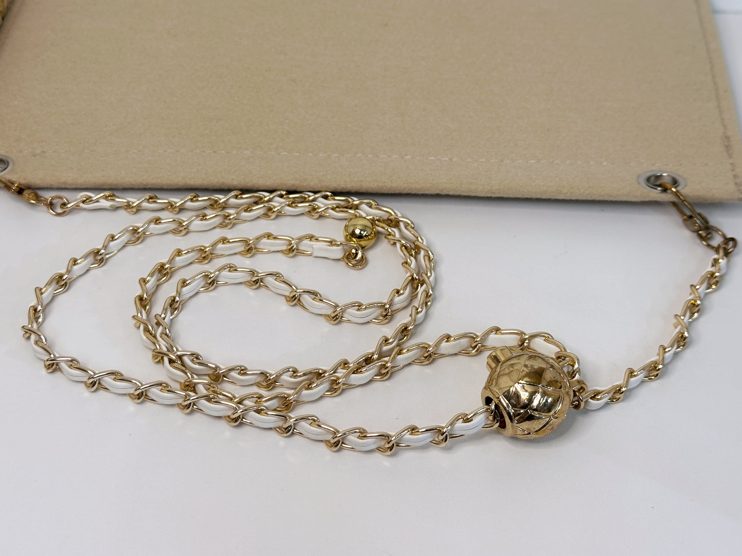 Chanel CC Woven Clutch Gold Natural Raffia Antique Gold Hardware 2502 holo