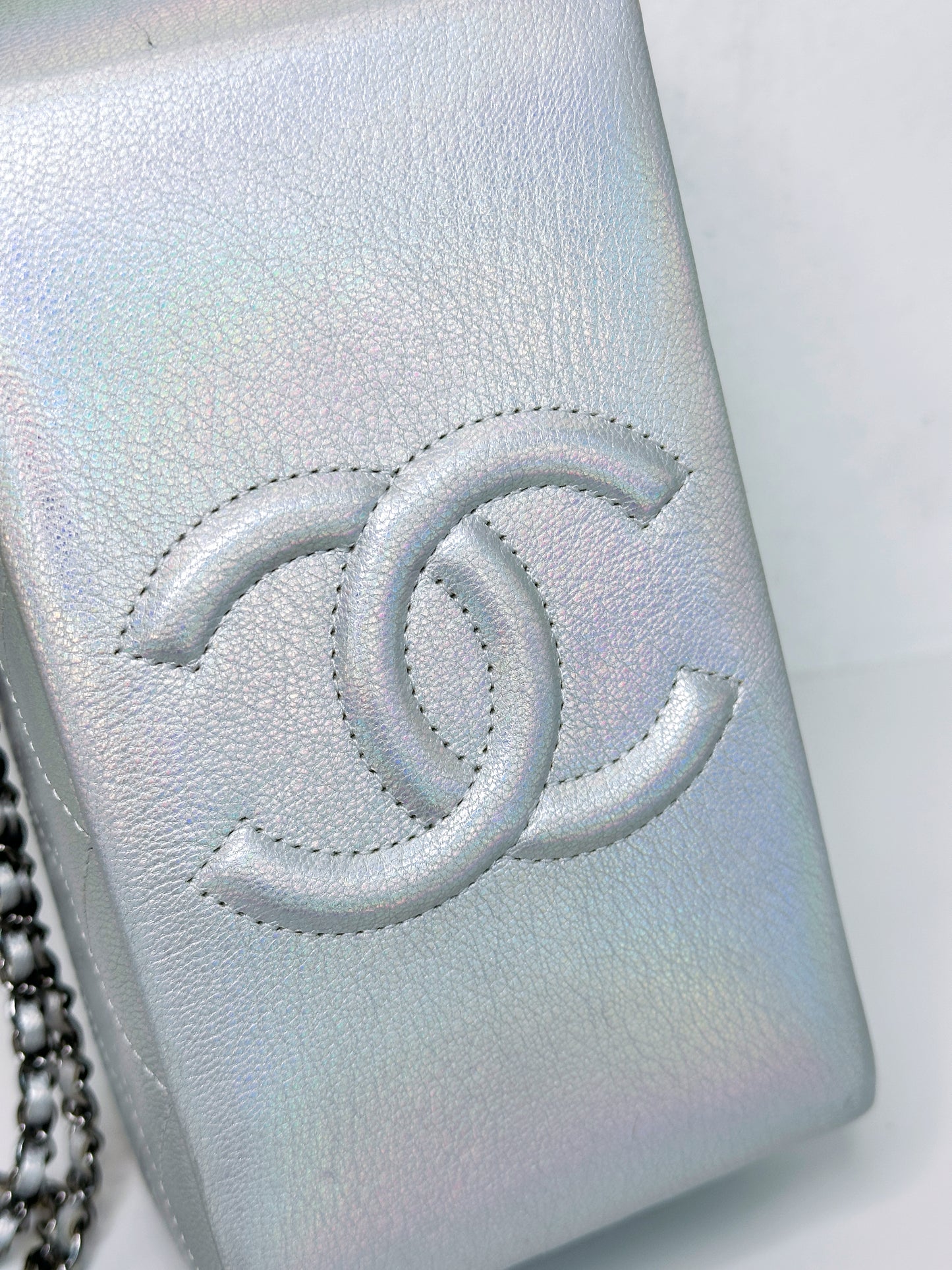 CHANEL RARE LIMITED EDITION LAIT DE COCO MILK CARTON BAG 2009 holo