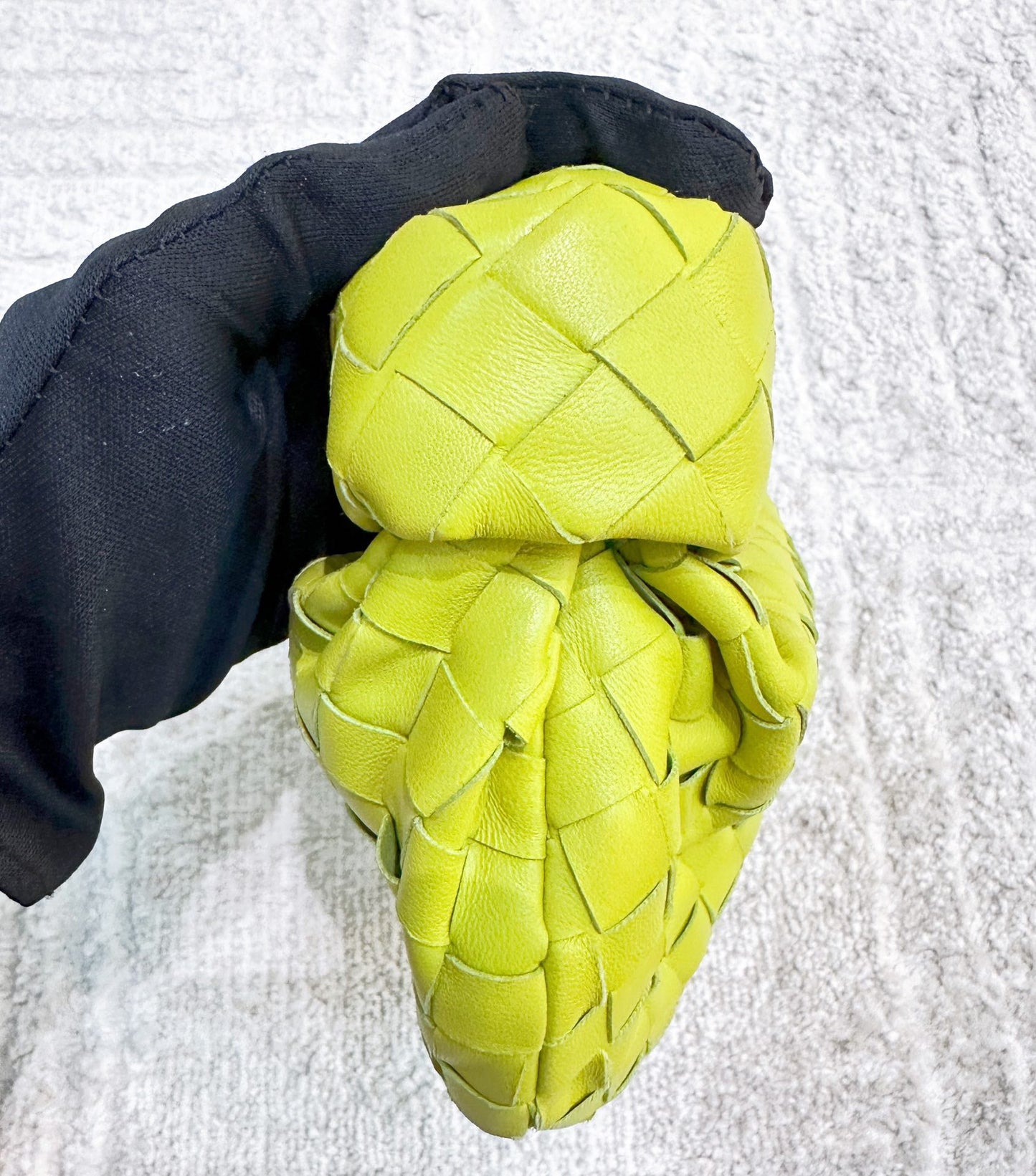 BOTTEGA VENETA Nappa Intrecciato Mini Jodie Kiwi