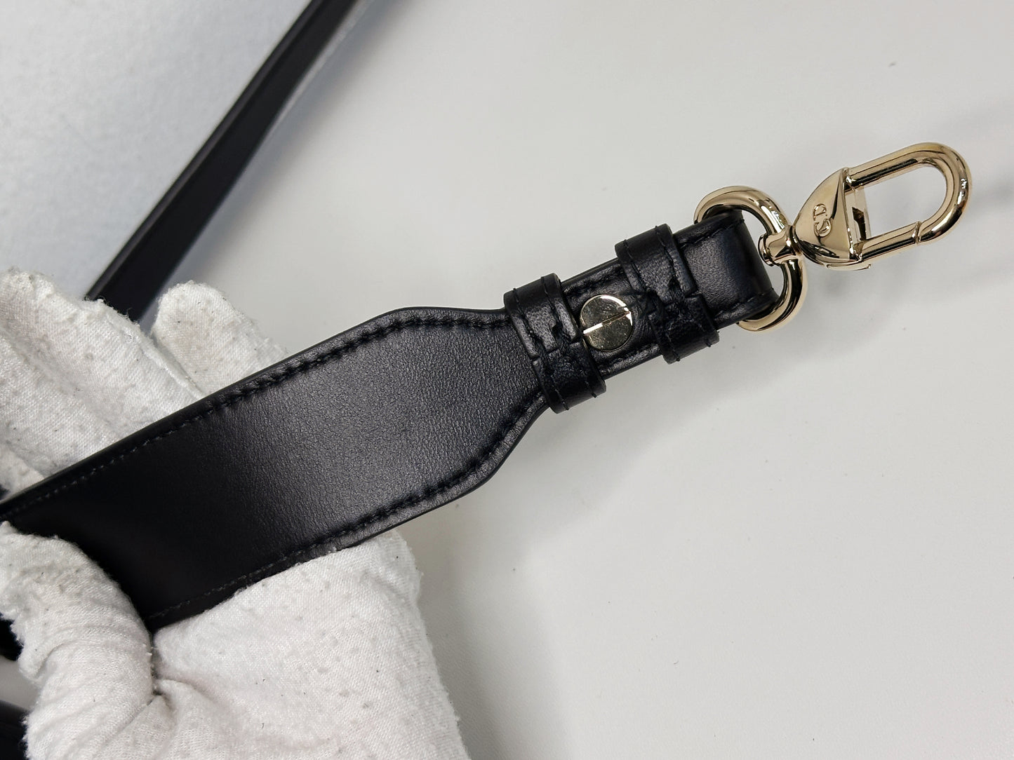 Christian Dior Small Cannage Lambskin My Lady Dior ABC Bag Black GHW