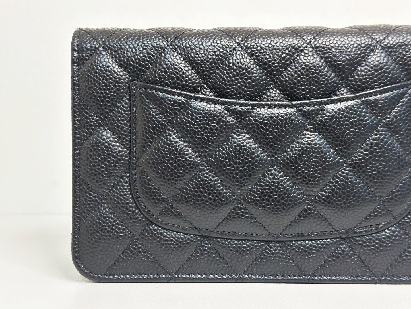 Chanel Classic Wallet on Chain Caviar Black GHW TJ8P microchip