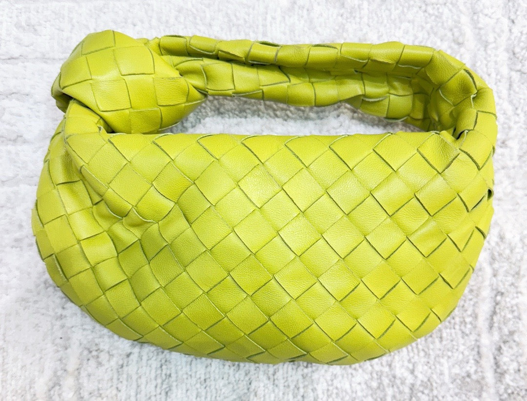 BOTTEGA VENETA Nappa Intrecciato Mini Jodie Kiwi
