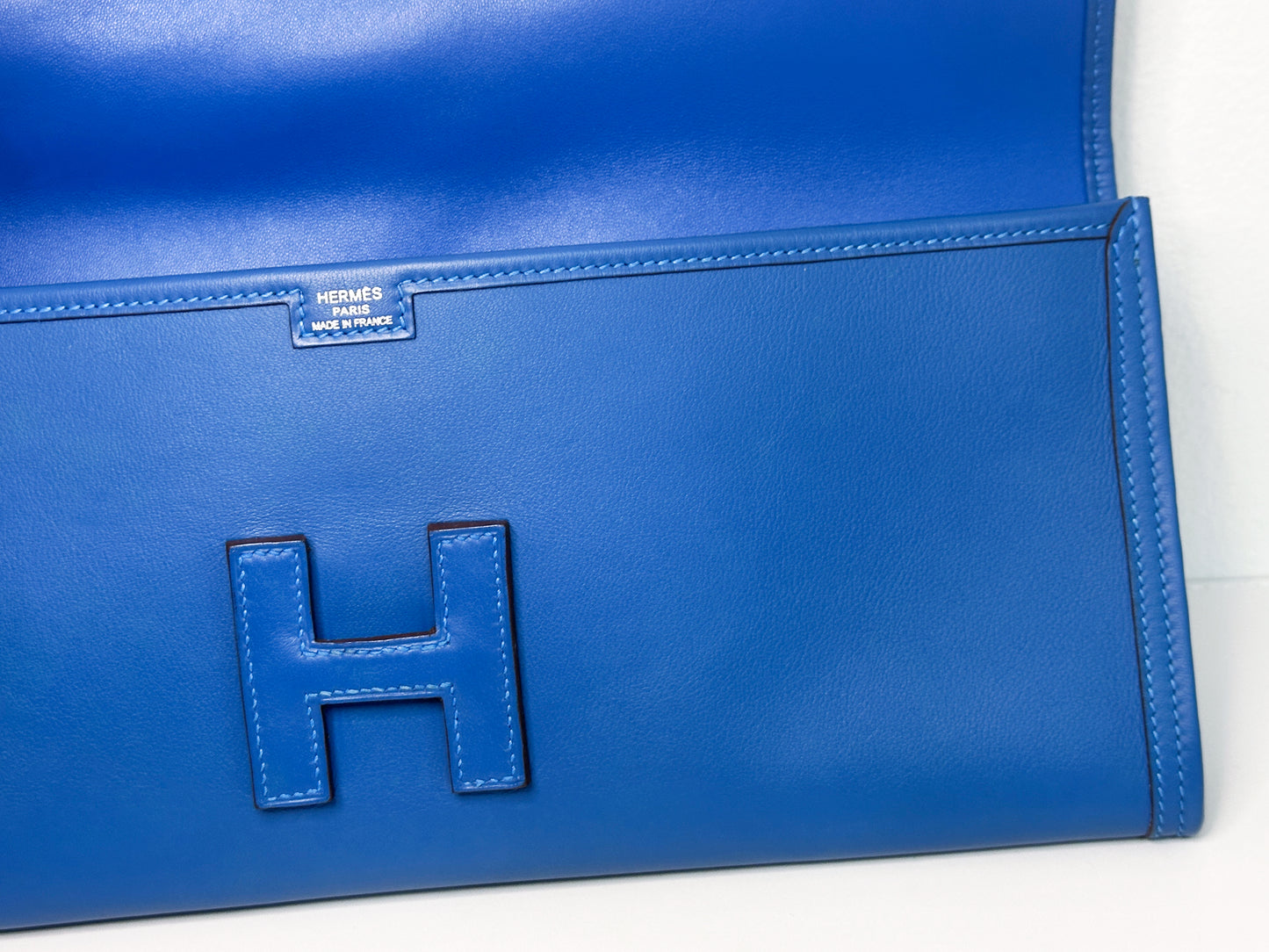 HERMES JIGE 35 BLEU ELECTRIQUE EPSOM
