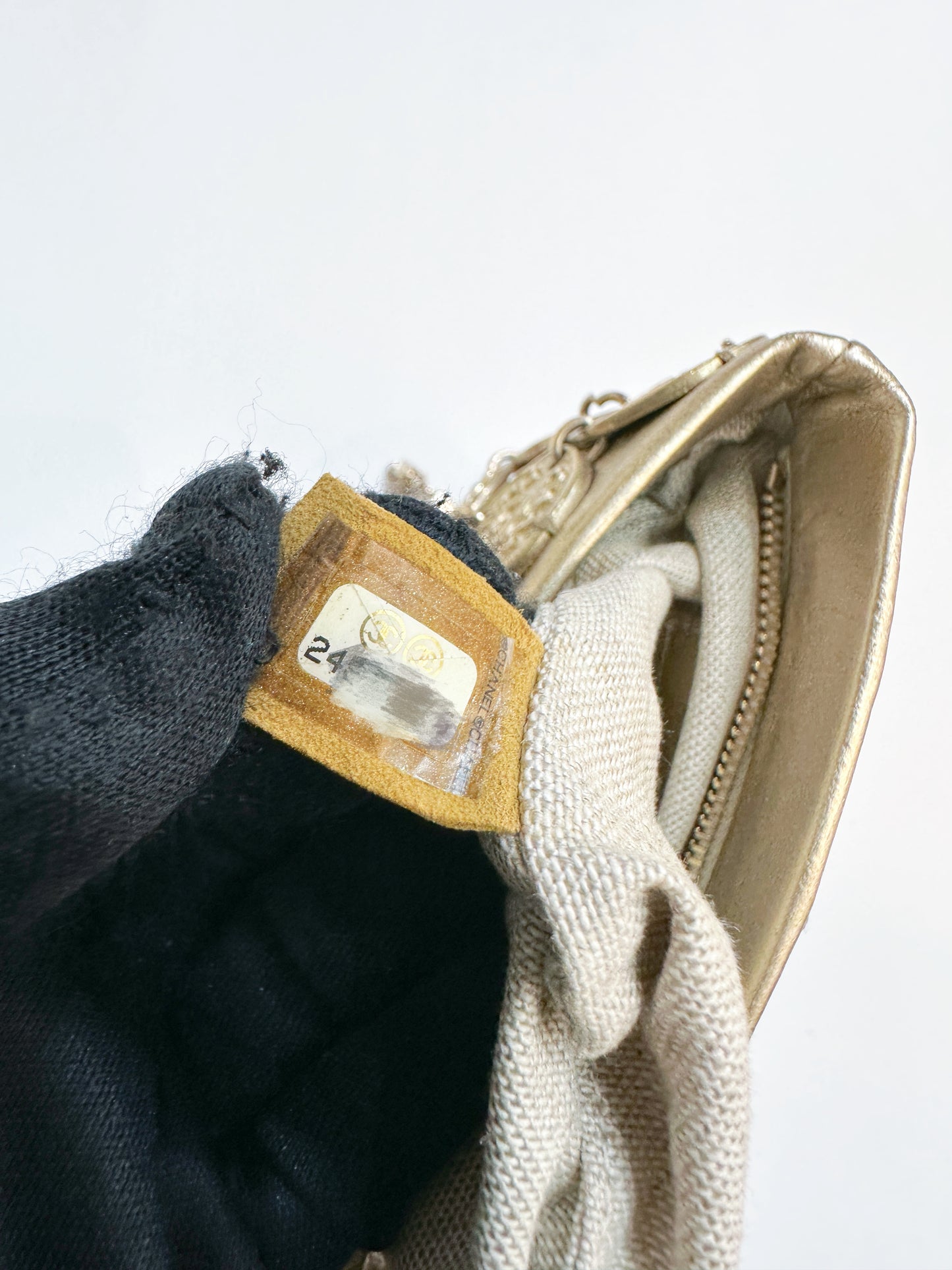 Chanel 18C Gold Medal Evening in Greece Bag Style 2488 holo card