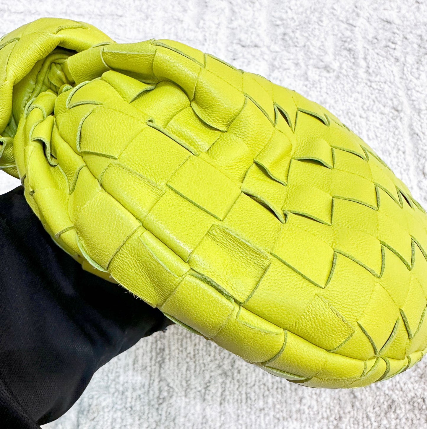 BOTTEGA VENETA Nappa Intrecciato Mini Jodie Kiwi