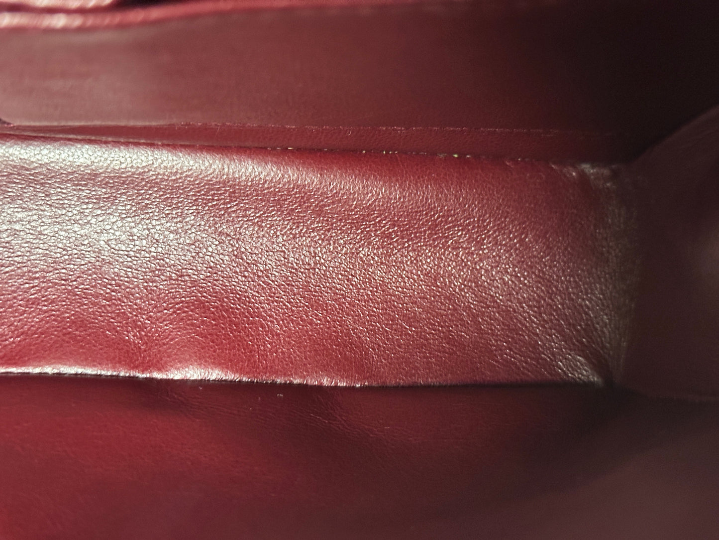 Chanel Vintage Black Quilted Lambskin Medium Classic Double Flap Bag 2843 holo card