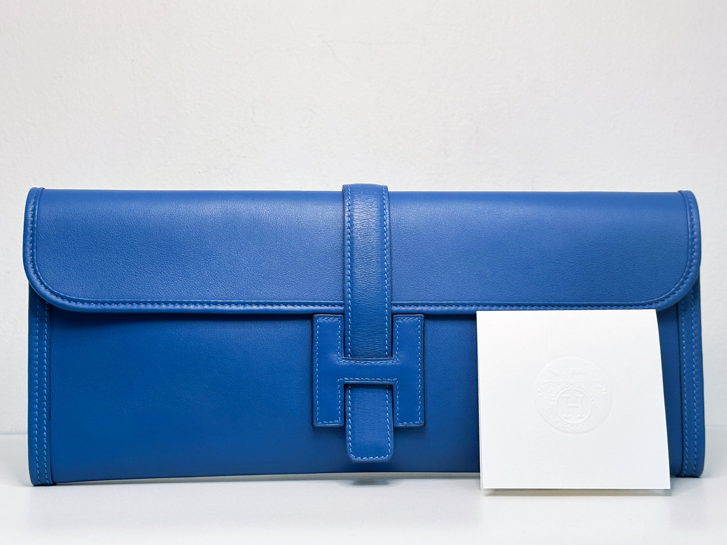 HERMES JIGE 35 BLEU ELECTRIQUE EPSOM