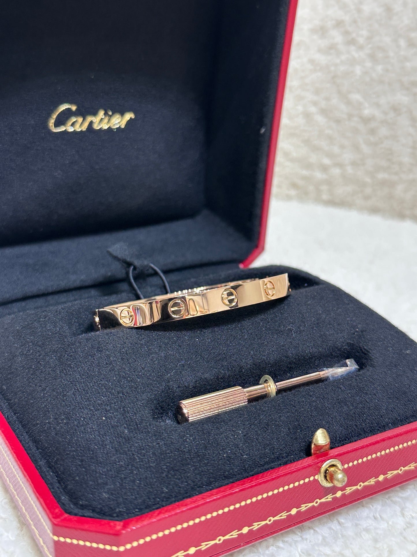 Cartier Love Bracelet Classic Model 18K Yellow Gold CFY XXX