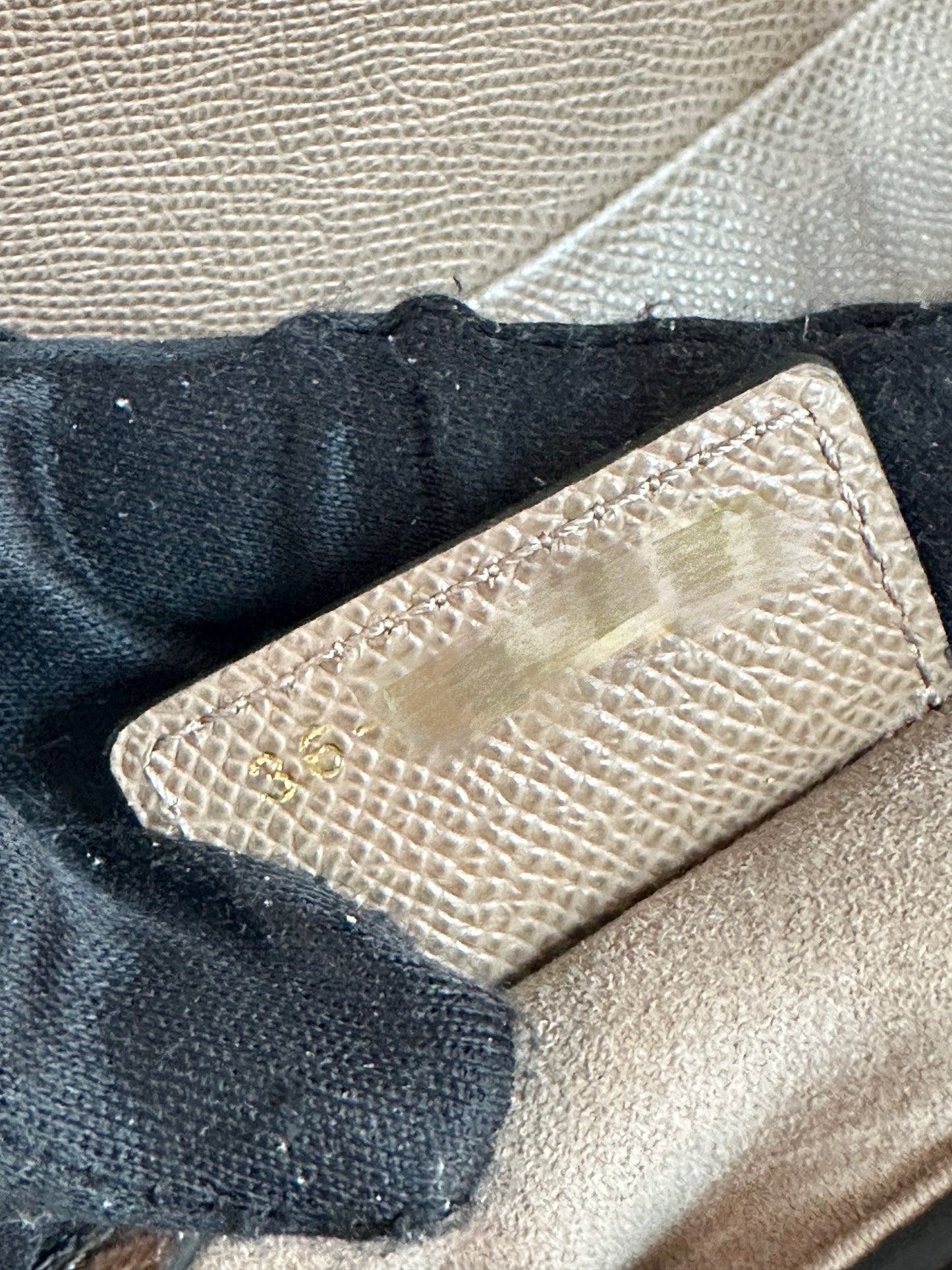 Christian Dior Saddle Bag With Strap Warm Taupe Grained Calfskin 2023 year