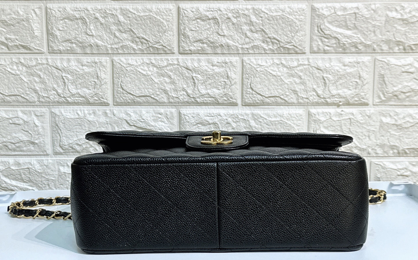 Chanel Jumbo Classic Double Flap Bag Black Caviar GHW