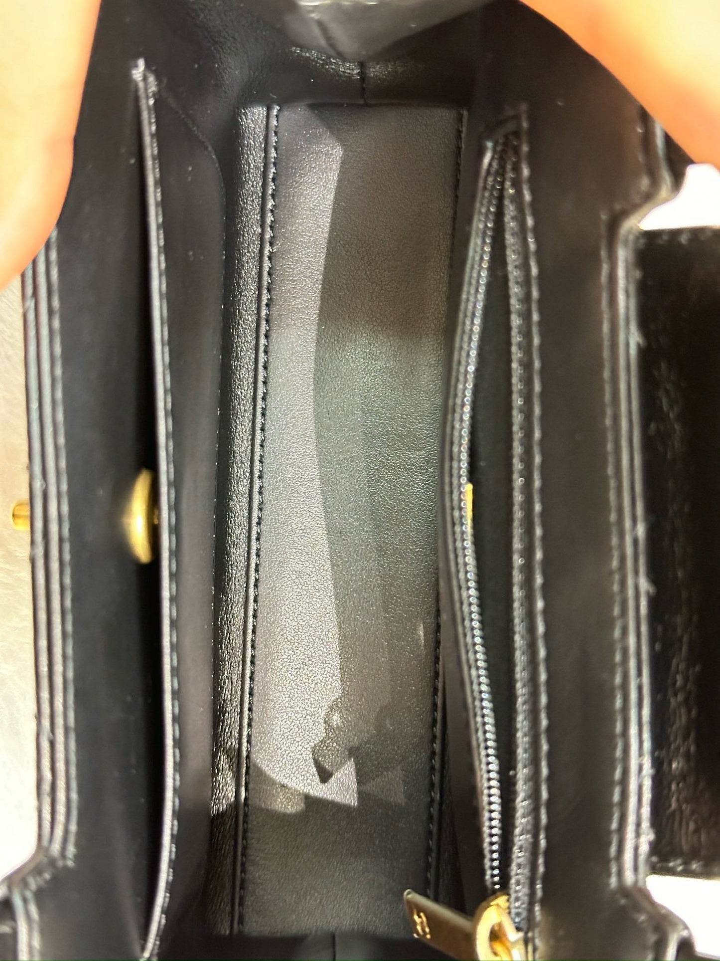 Chanel Lambskin Kelly Shopping Bag Black GHW 19cm