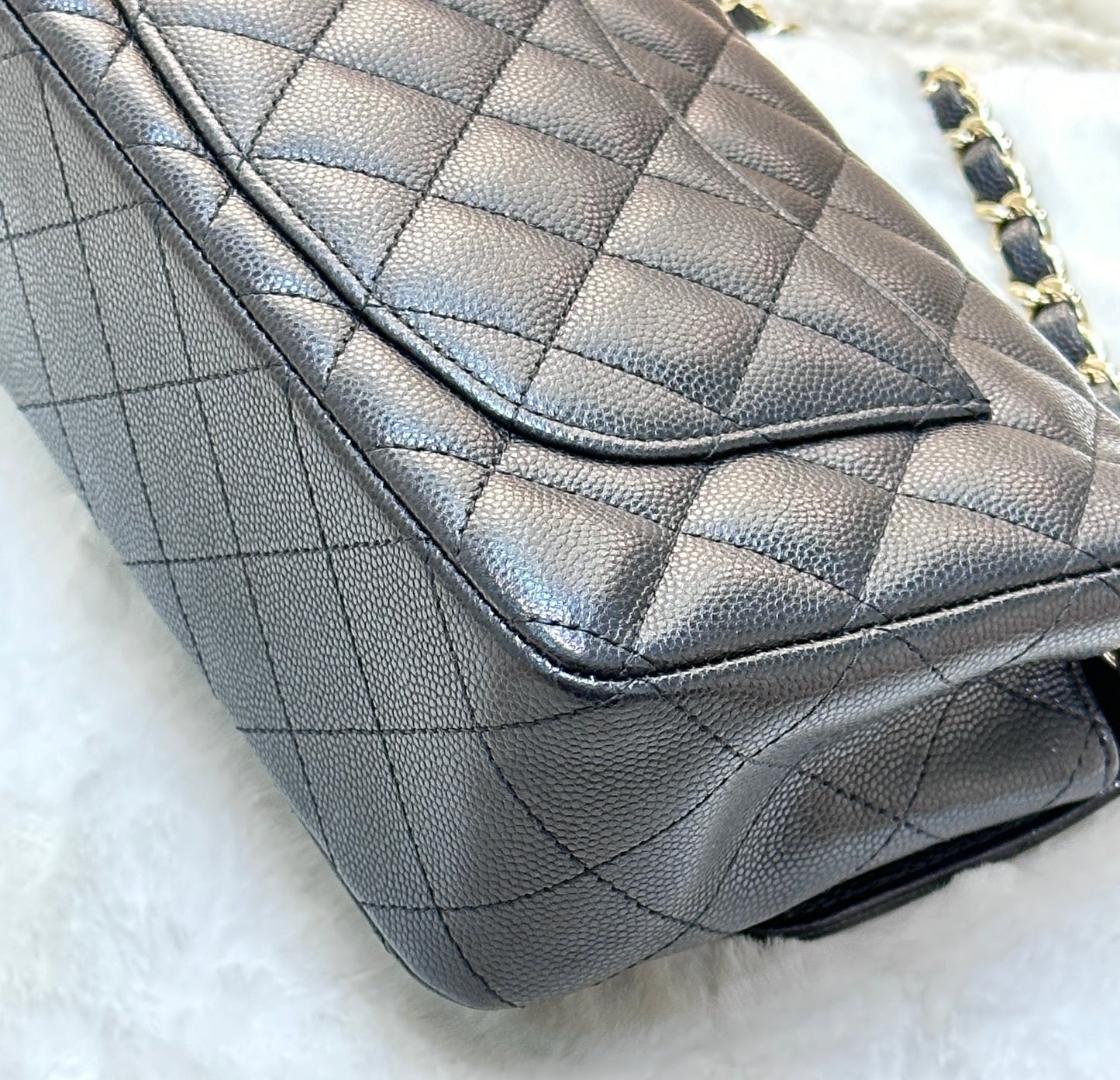 Chanel Mini Rectangular Classic Flap Black Bag GHW 17B