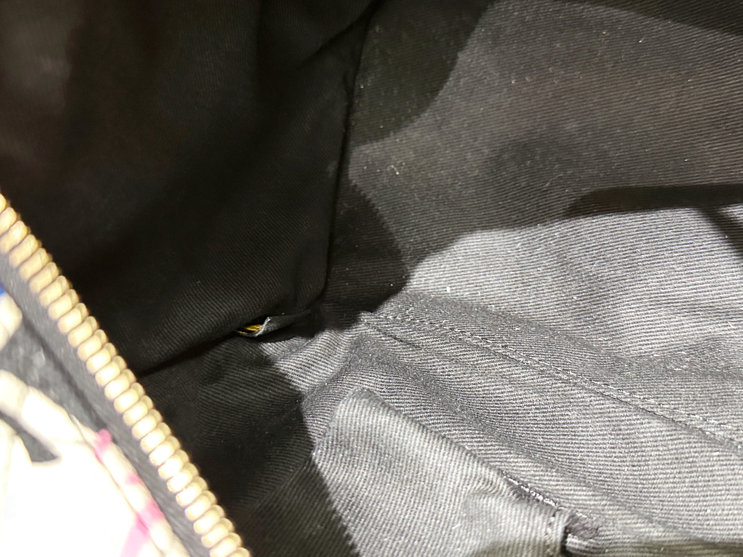 Chanel Canvas Baby Animals Diaper Bag Black 1119 holo card