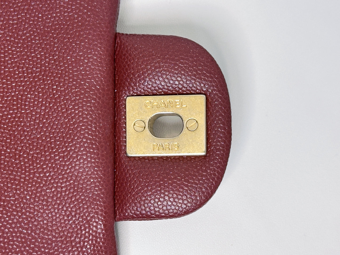 Chanel 18C Timeless Classic Mini Rectangular Flap Iridescent 2512 holo card