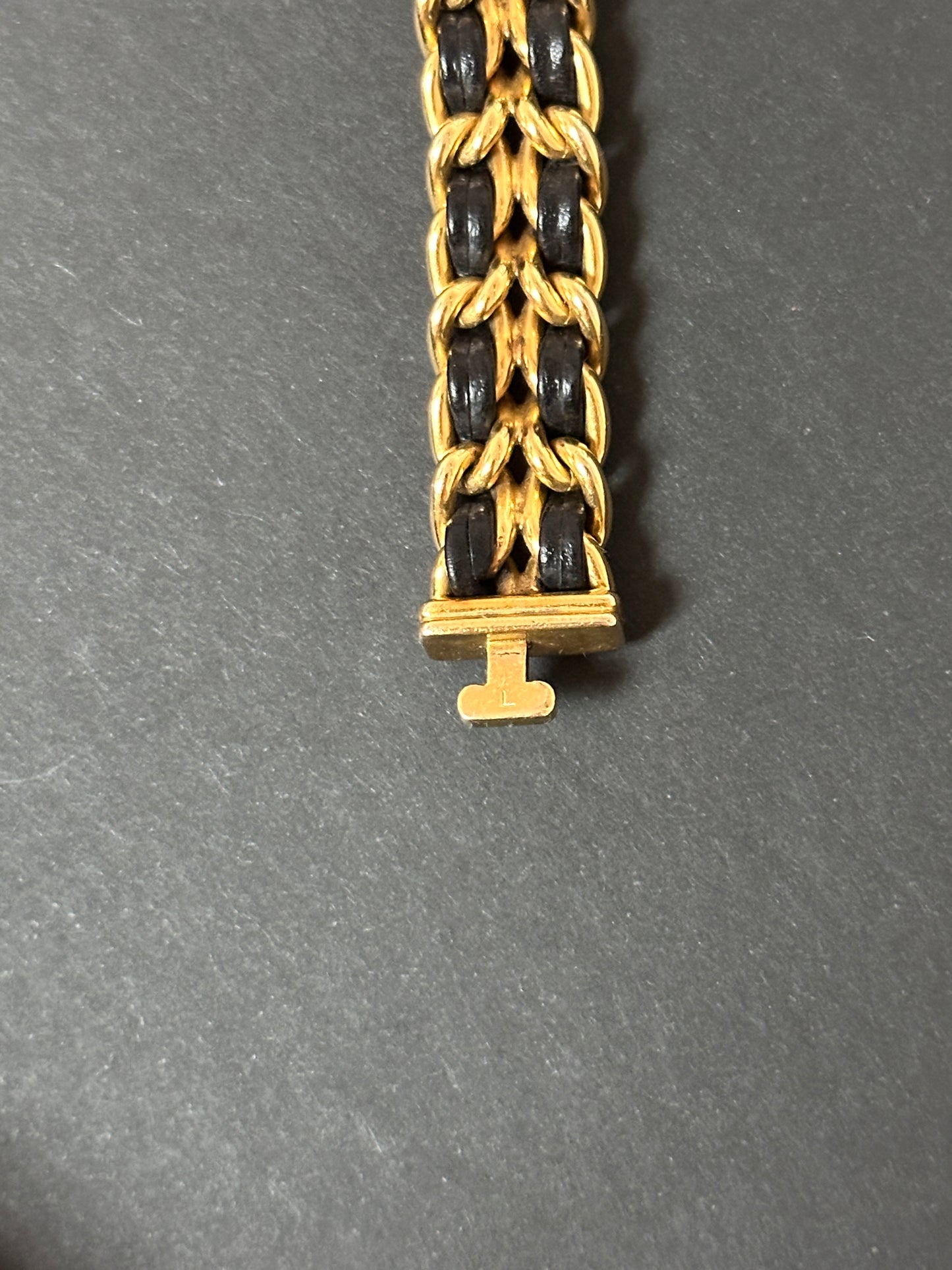 Chanel Premiere Quartz Watch Gold 1987 L size