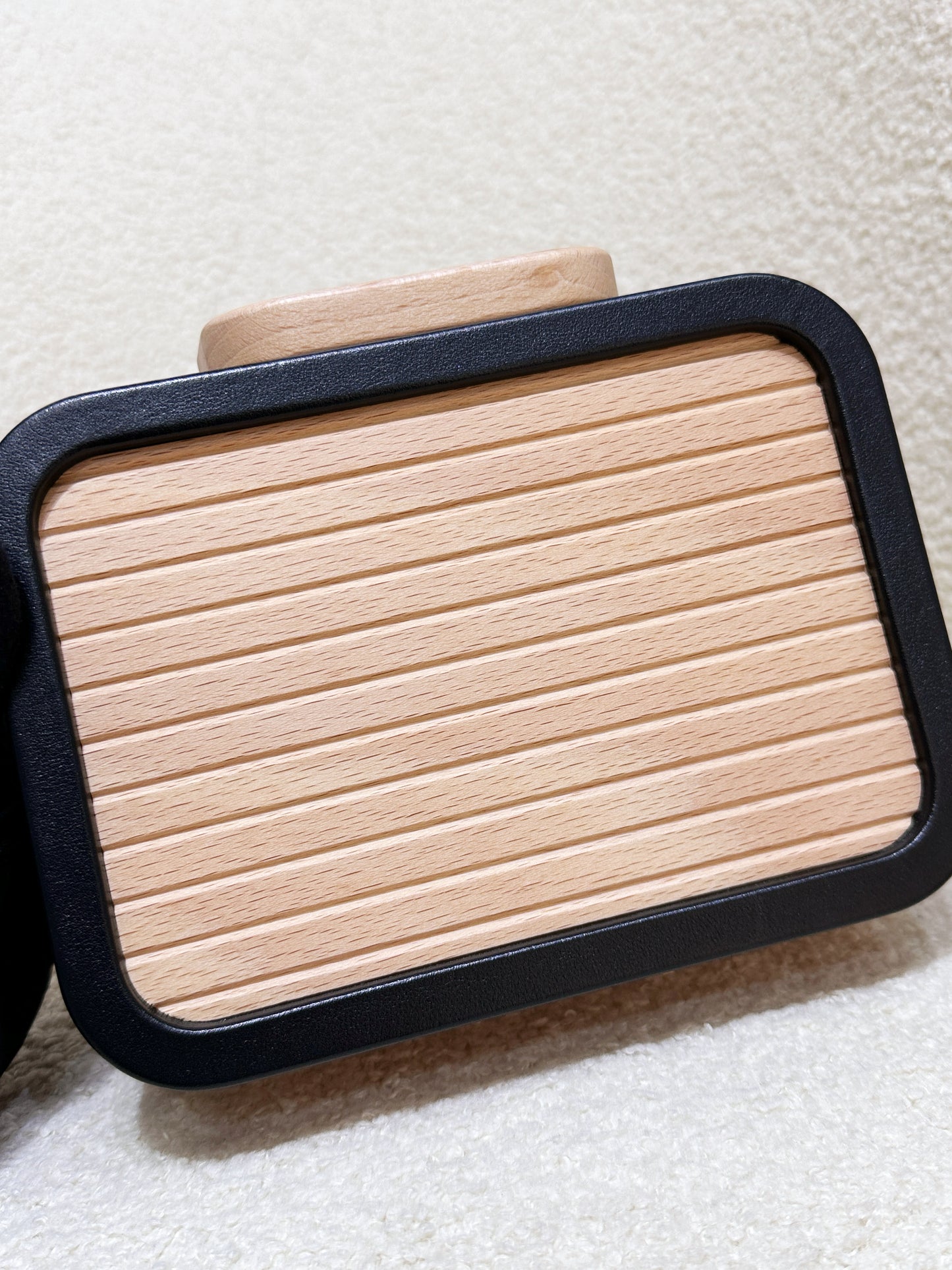 Chanel Beech Wood Lambskin CC Vanity Case Black PHOT microchip