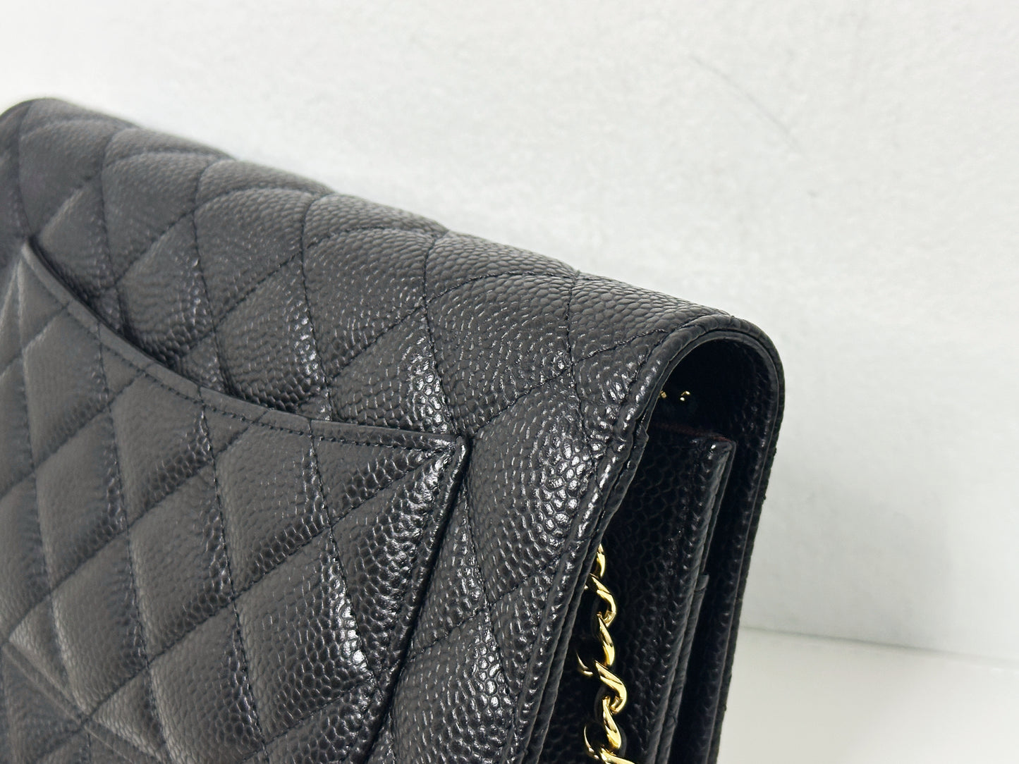 Chanel Classic Wallet on Chain Caviar Black GHW TJ8P microchip