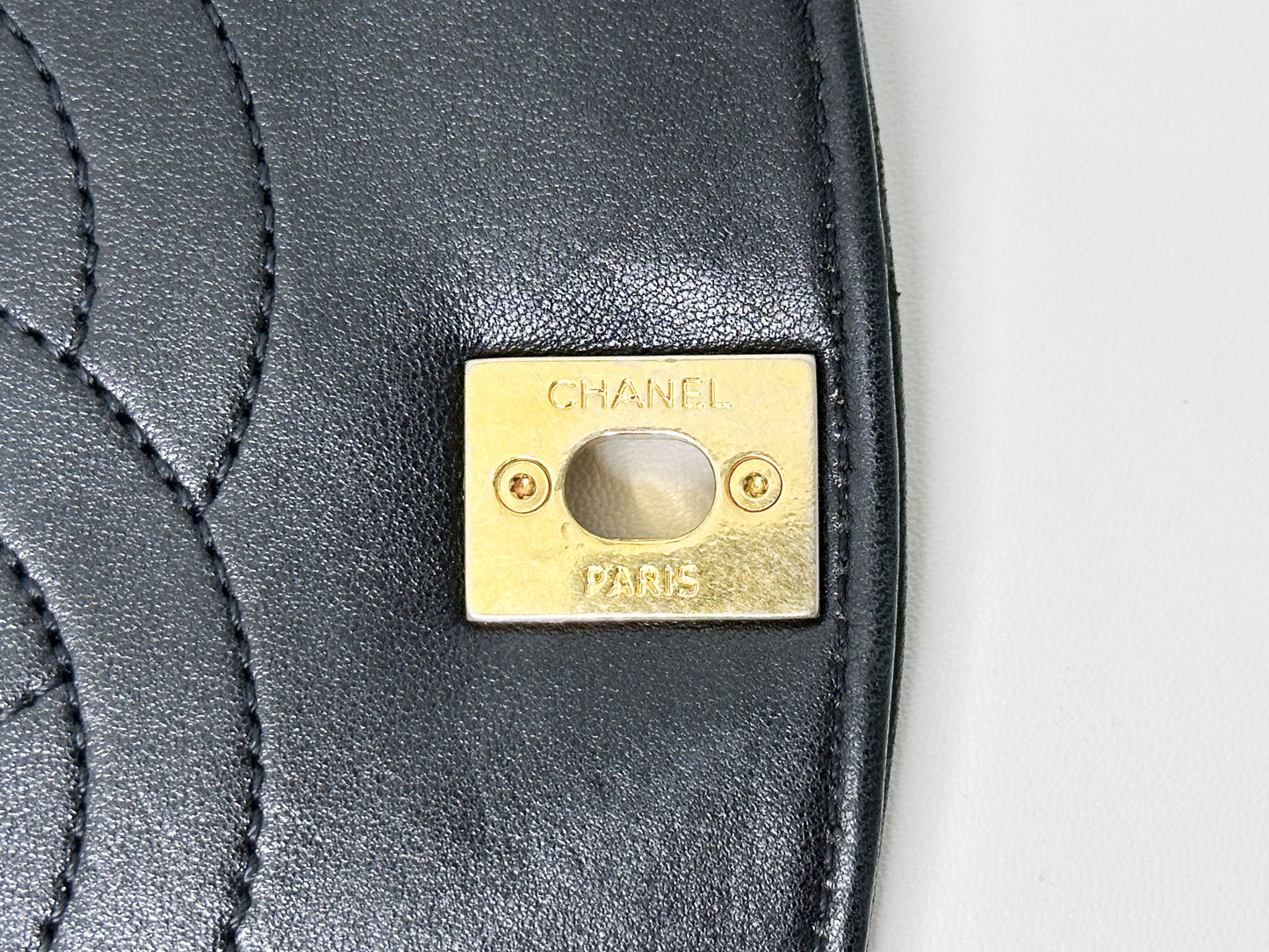 Chanel Small Diana Flap Black Lambskin GHW 2073 holo