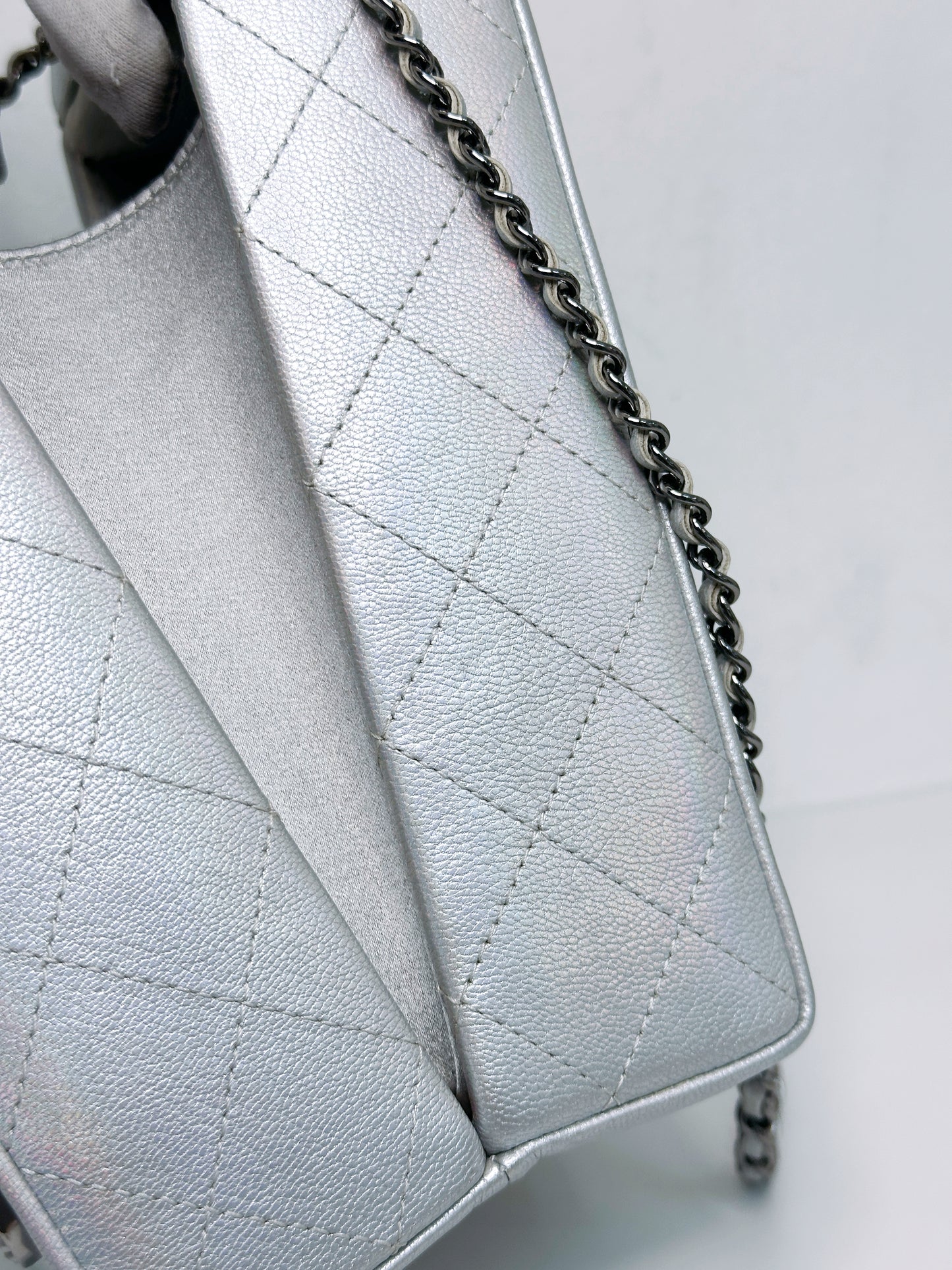 CHANEL RARE LIMITED EDITION LAIT DE COCO MILK CARTON BAG 2009 holo