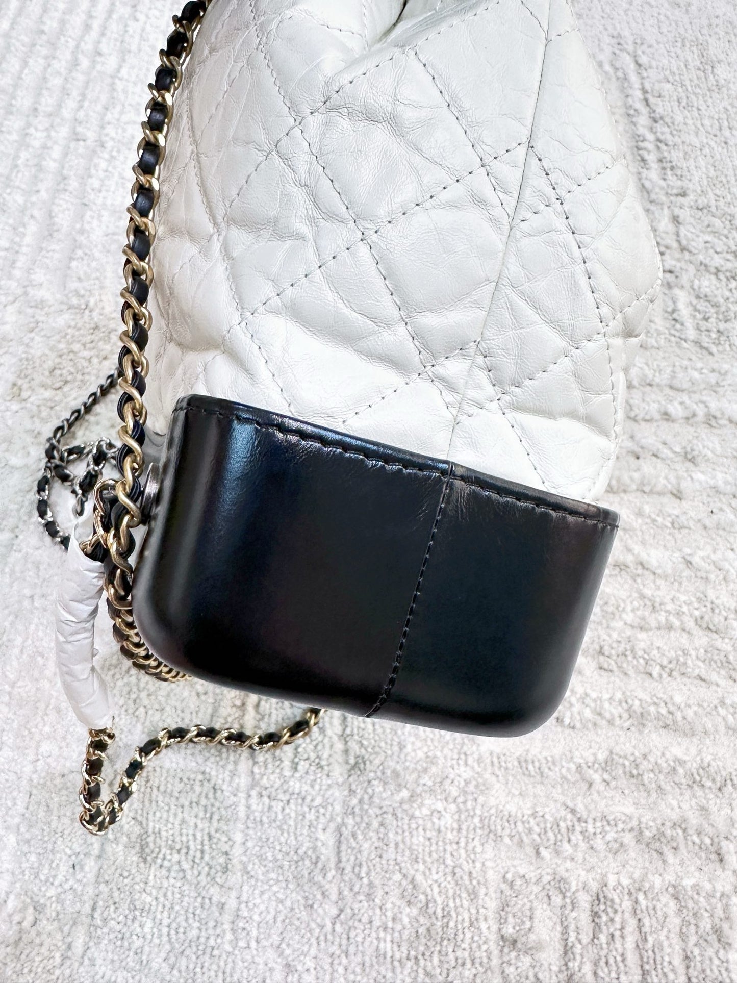 CHANEL Gabrielle Small Backpack White