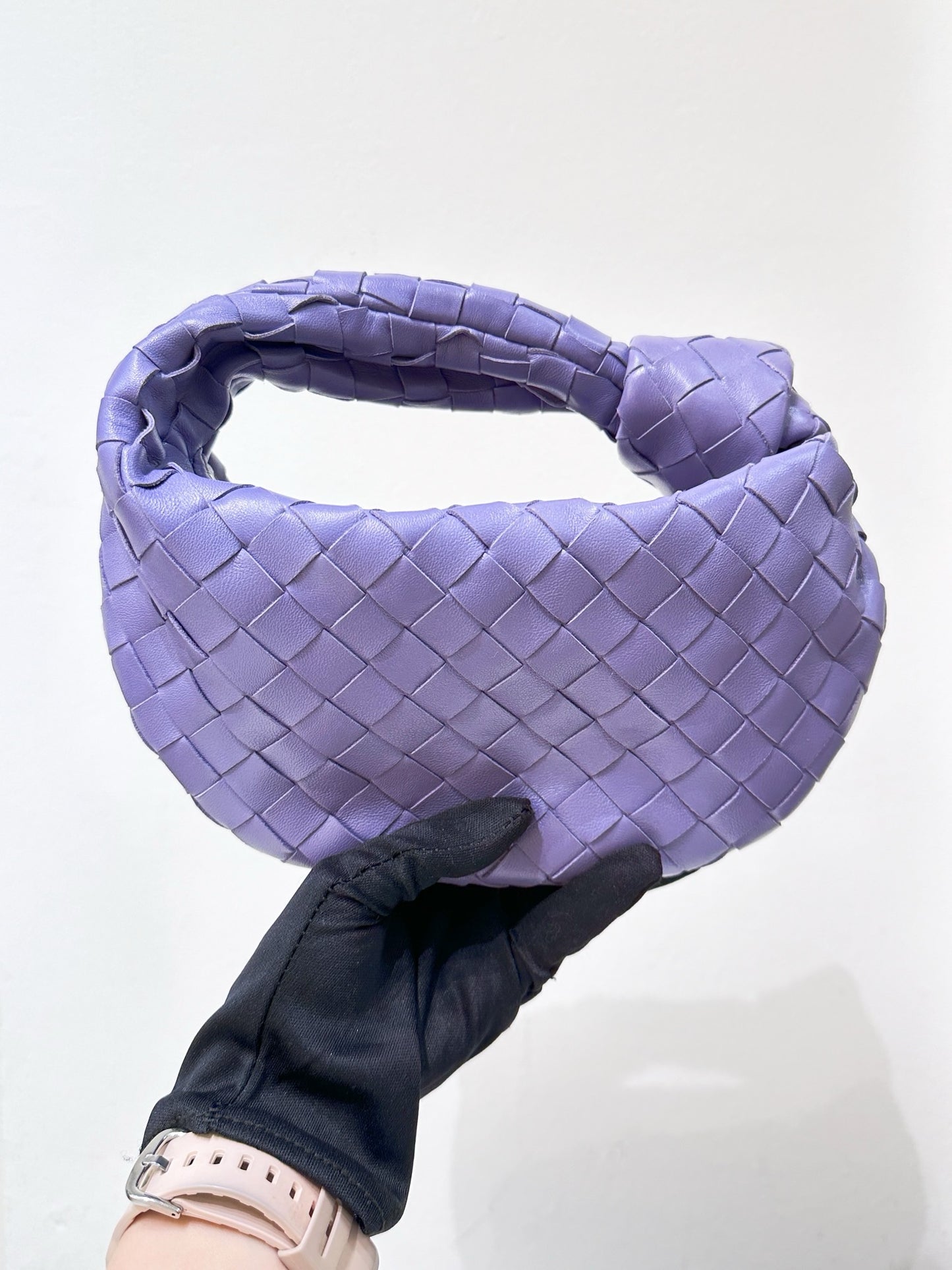 BOTTEGA VENETA Nappa Intrecciato Mini Jodie Lavender