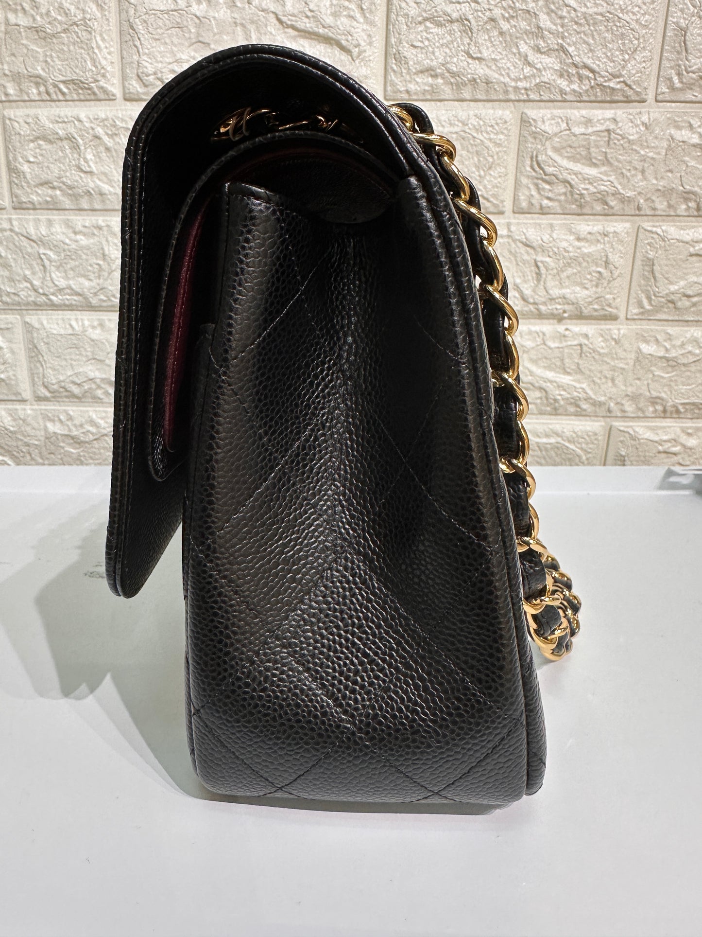 Chanel Jumbo Classic Double Flap Bag Black Caviar GHW
