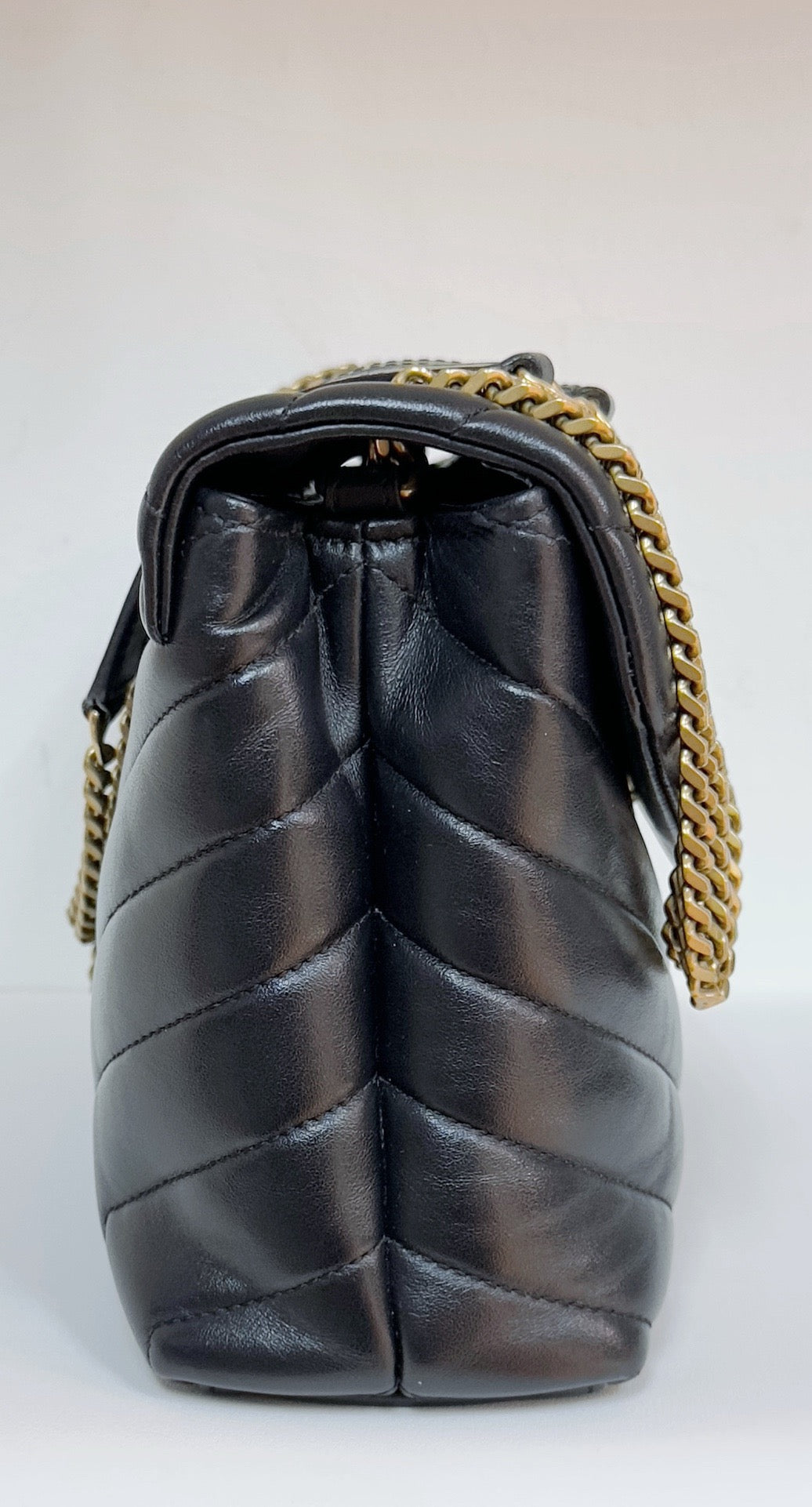 YSL Black Small Loulou Shoulder Bag GHW 2021 Year