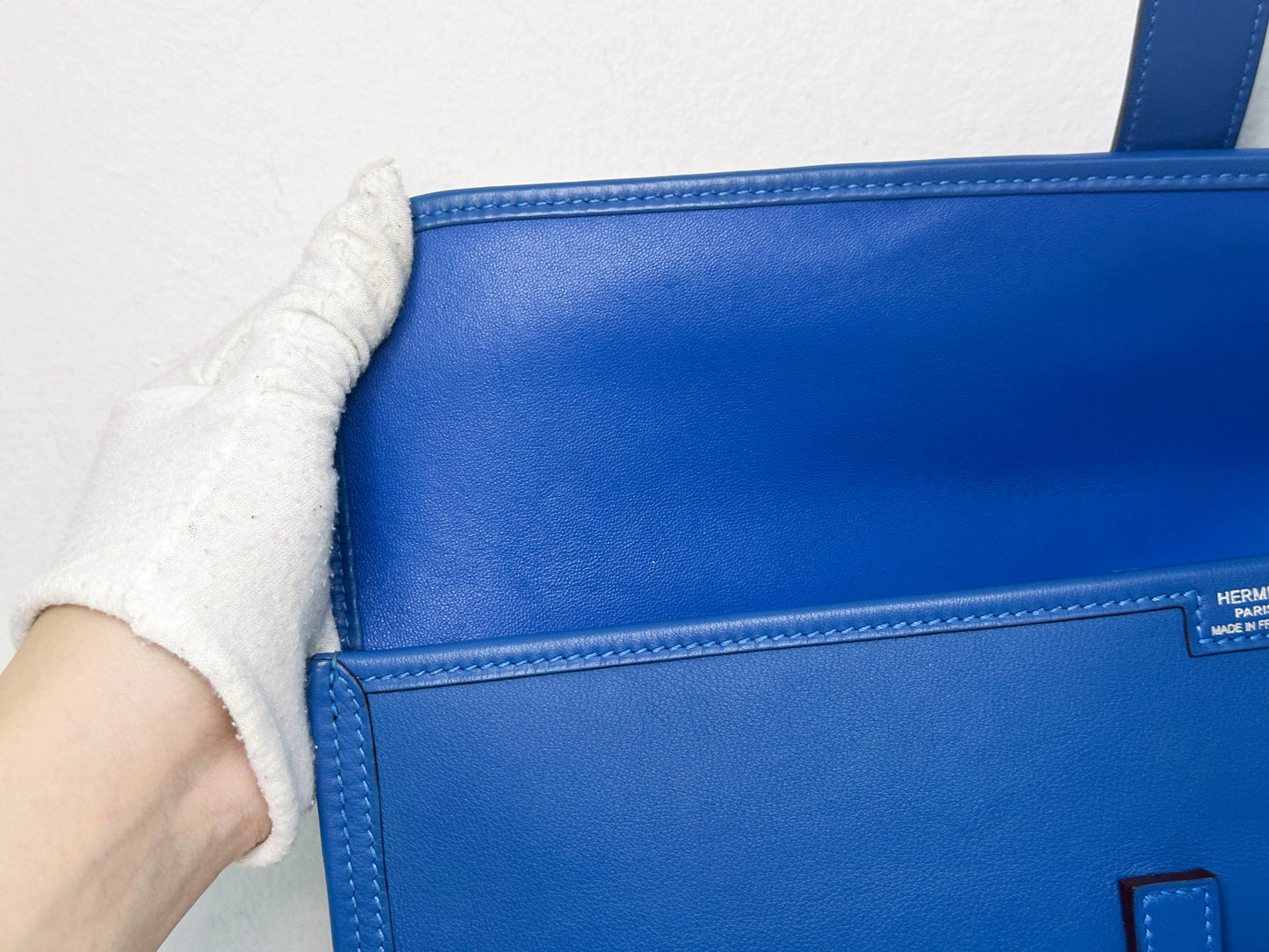 HERMES JIGE 35 BLEU ELECTRIQUE EPSOM