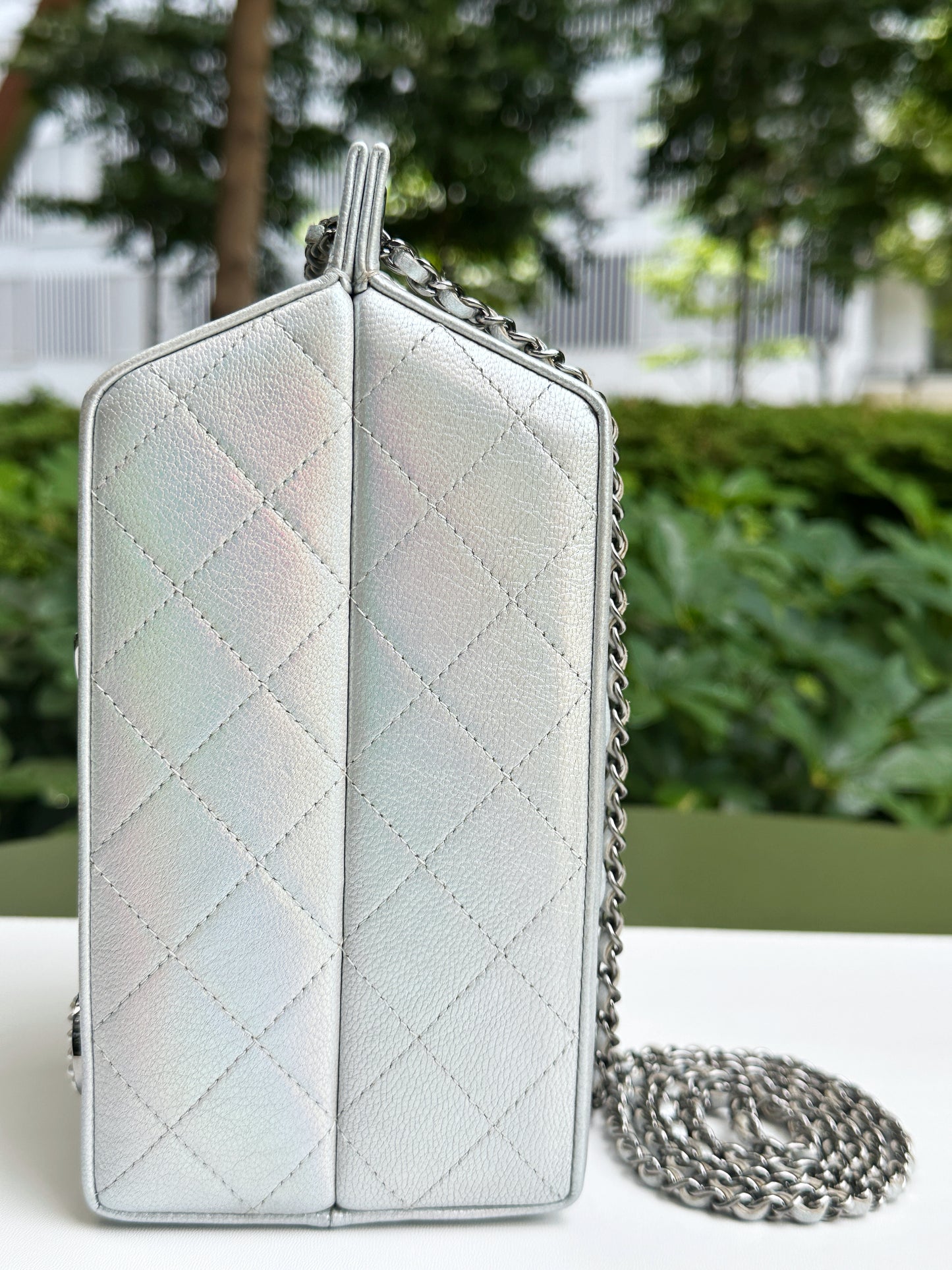 CHANEL RARE LIMITED EDITION LAIT DE COCO MILK CARTON BAG 2033 holo
