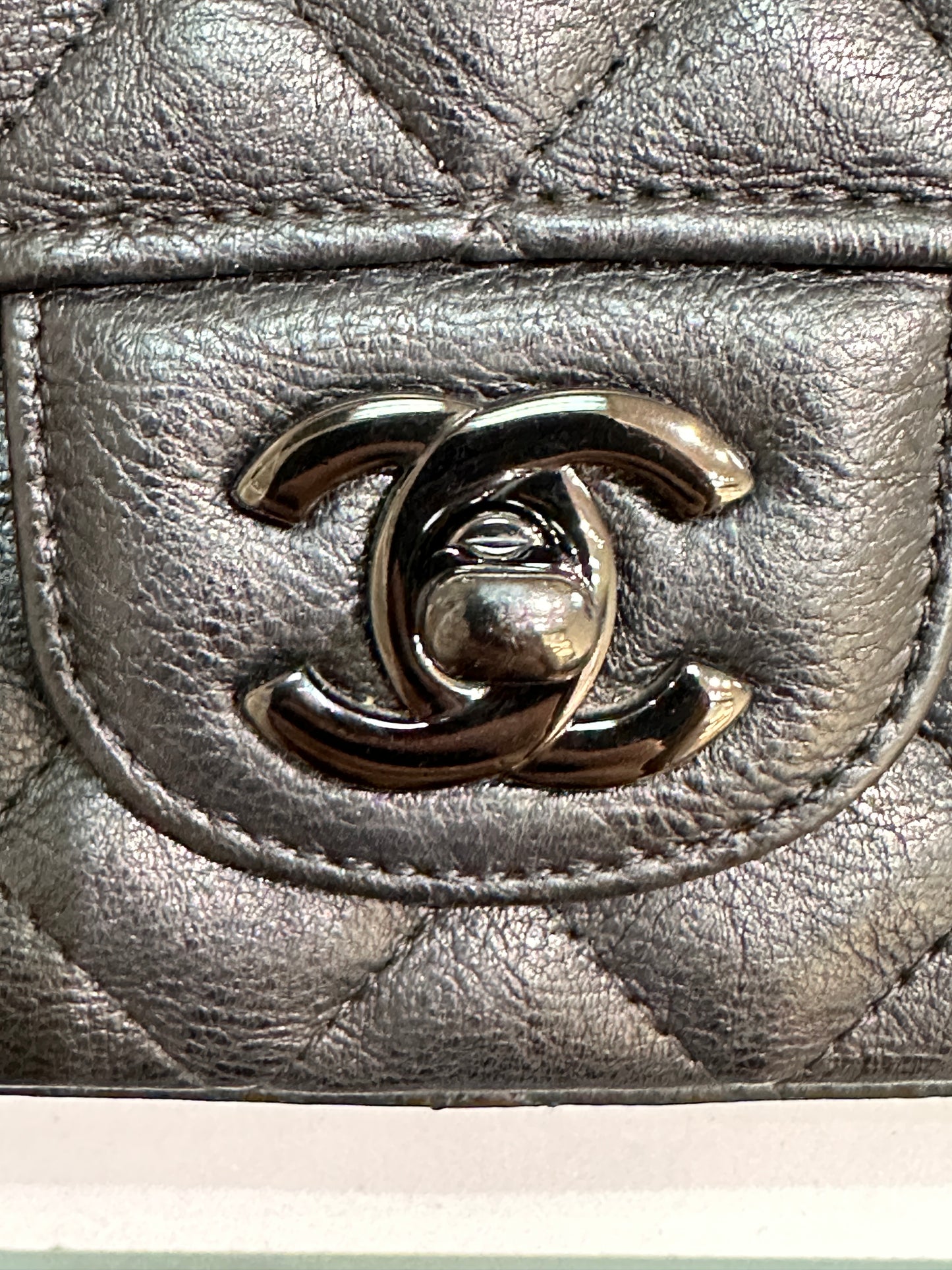 Chanel Mini Rectangle Black Calfskin BHW