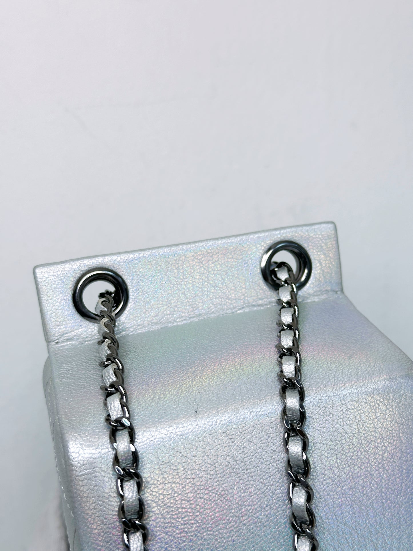 CHANEL RARE LIMITED EDITION LAIT DE COCO MILK CARTON BAG 2009 holo