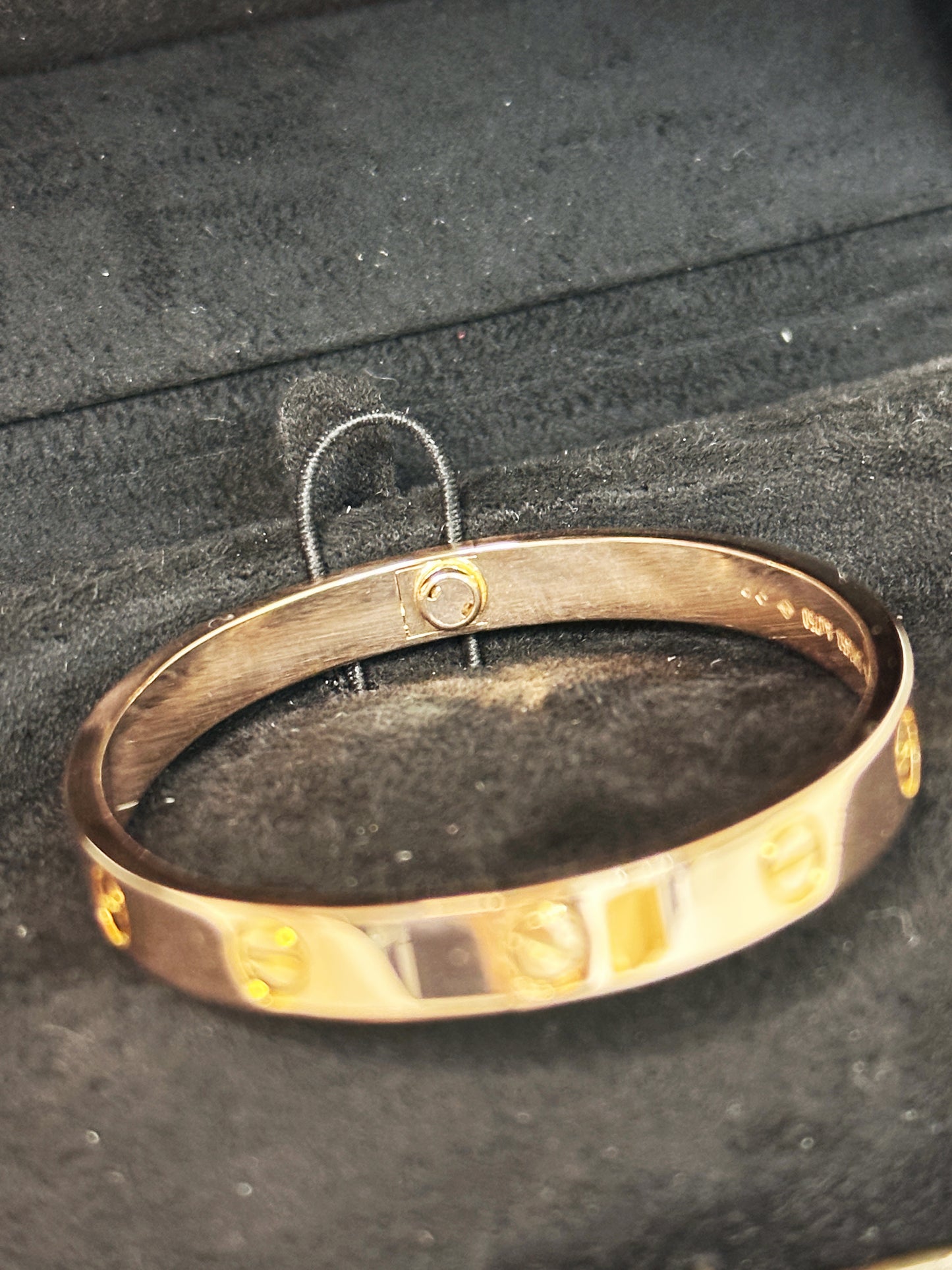 Cartier Love Bracelet Classic Model 18K Rose Gold CVU XXX