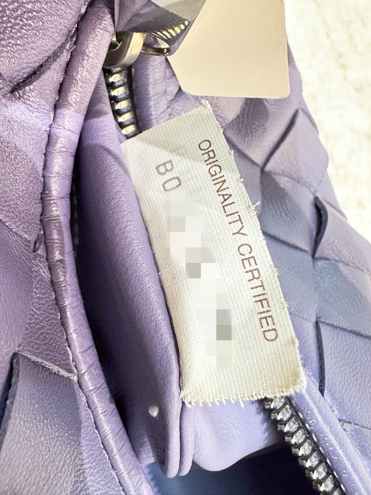 BOTTEGA VENETA Nappa Intrecciato Mini Jodie Lavender