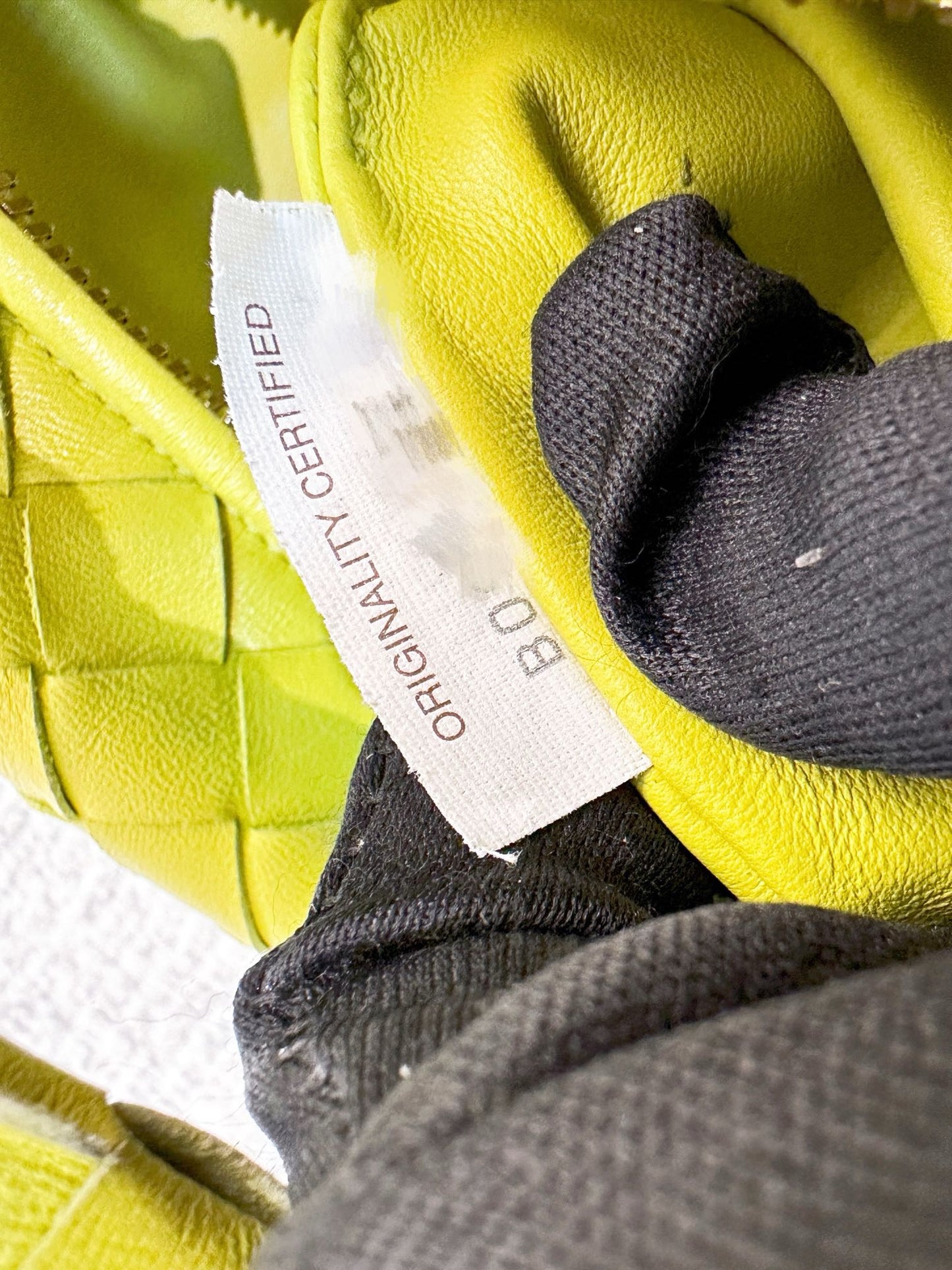 BOTTEGA VENETA Nappa Intrecciato Mini Jodie Kiwi