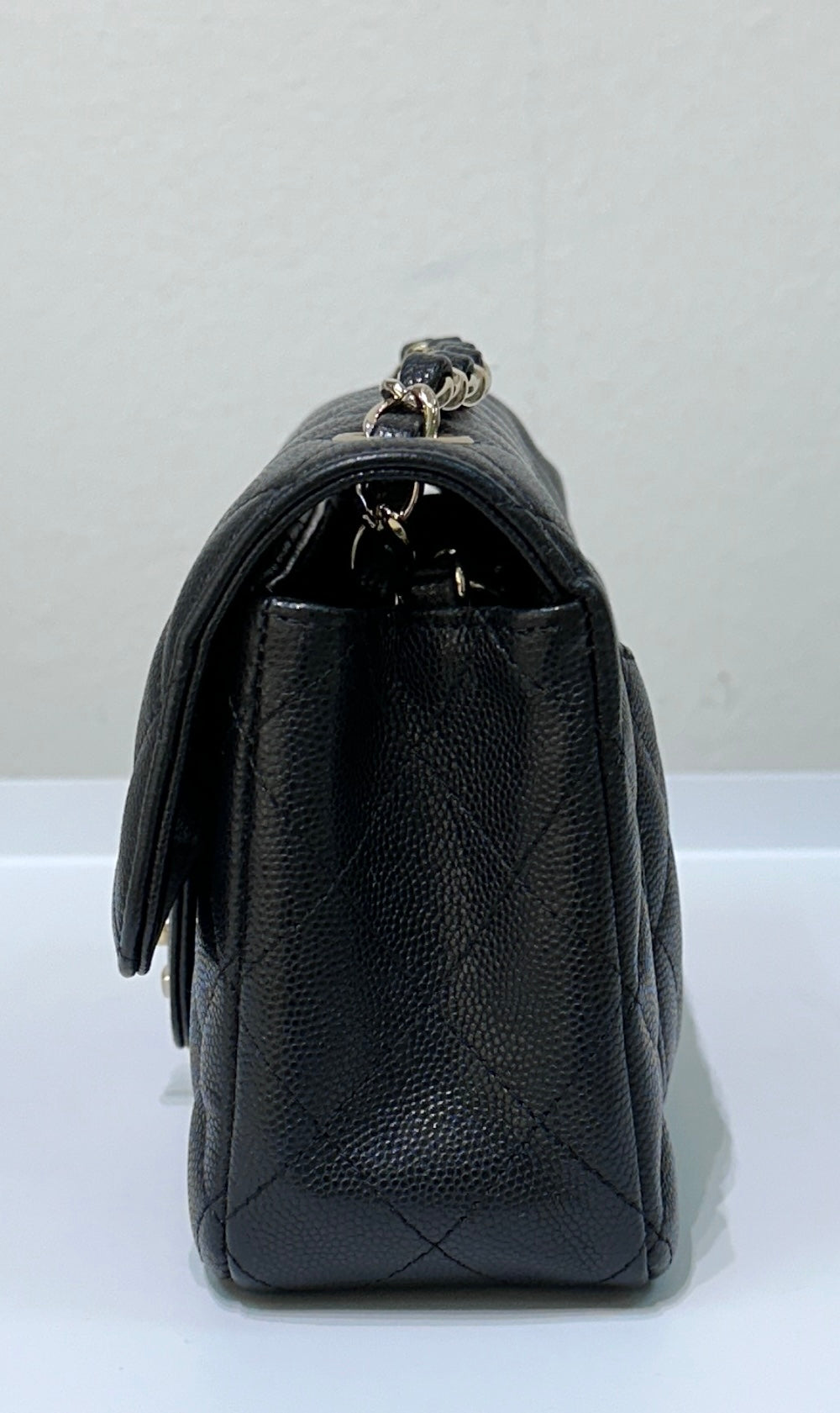 Chanel Mini Rectangular Classic Flap Black Bag GHW 17B