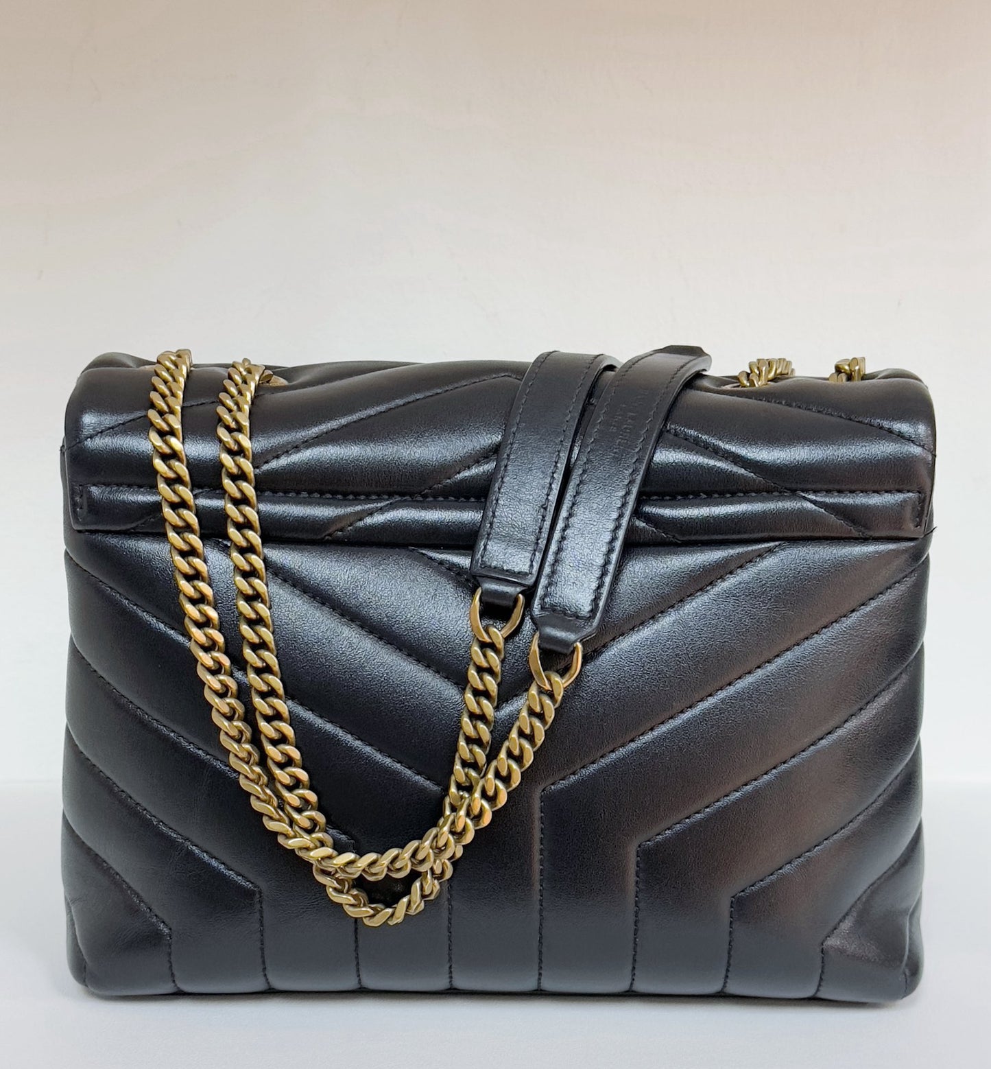 YSL Black Small Loulou Shoulder Bag GHW 2021 Year