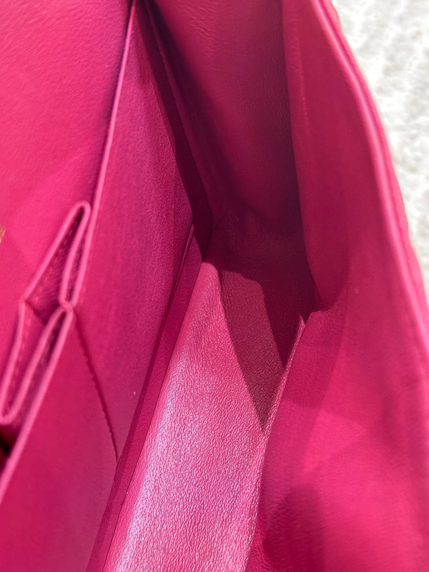 CHANEL Small Classic Double Flap Caviar Quilted Red GHW 