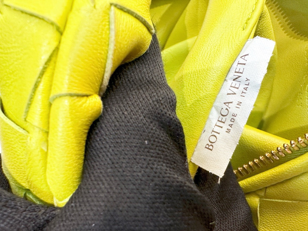BOTTEGA VENETA Nappa Intrecciato Mini Jodie Kiwi