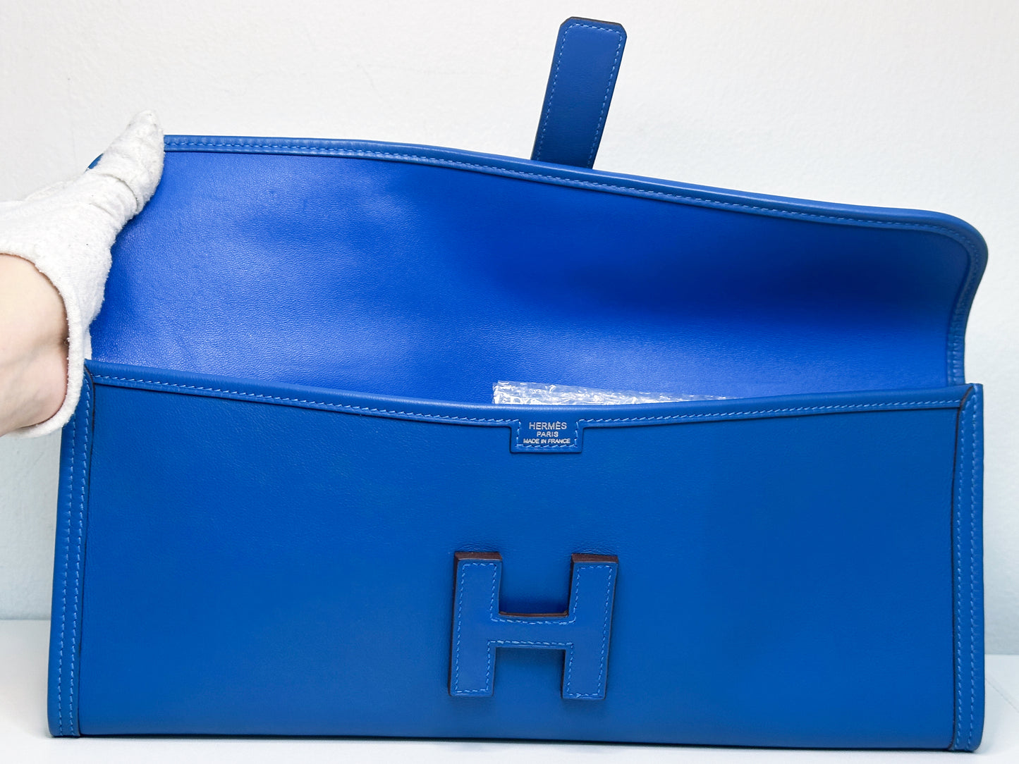 HERMES JIGE 35 BLEU ELECTRIQUE EPSOM