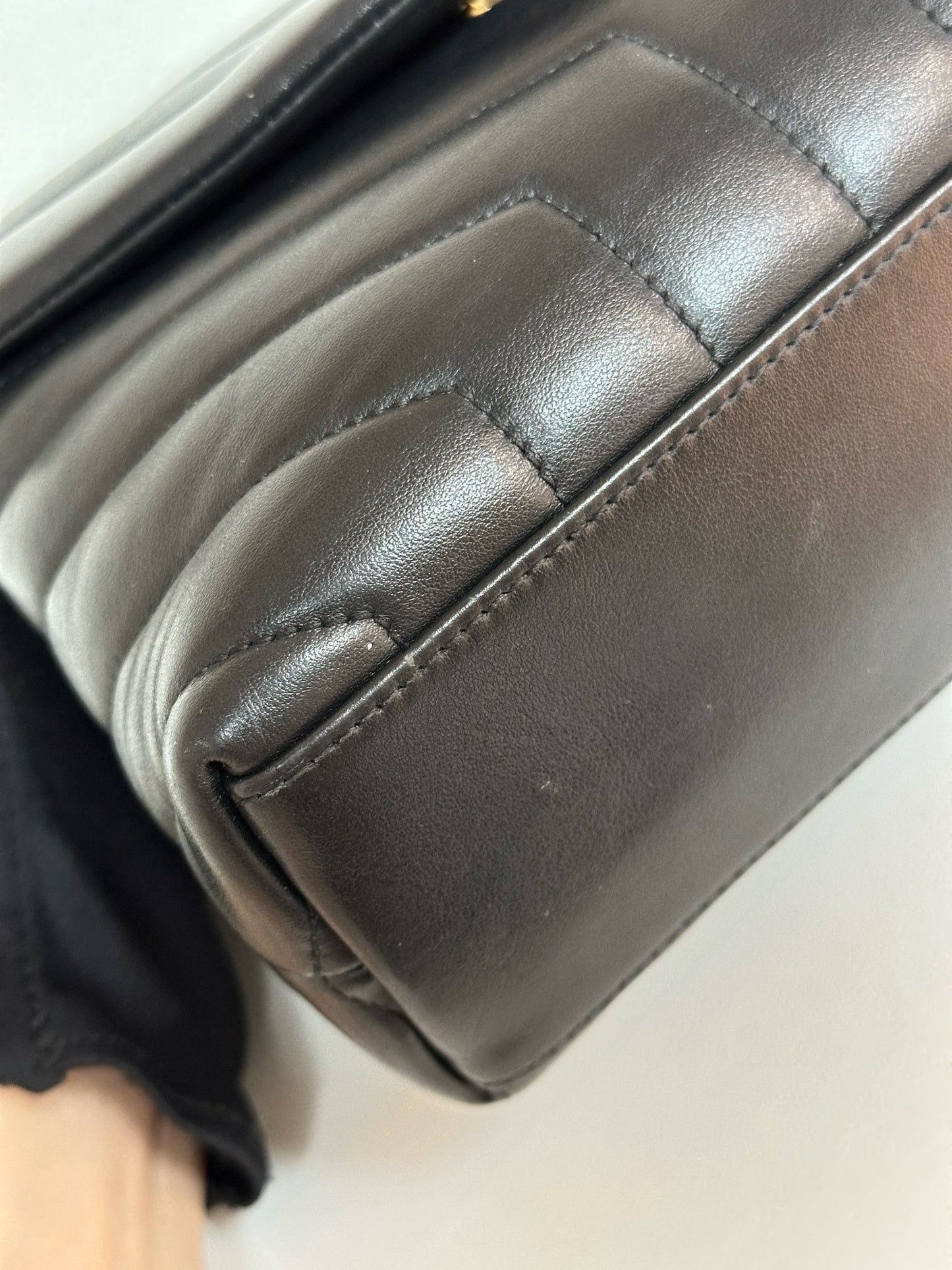 YSL Black Small Loulou Shoulder Bag GHW 2021 Year