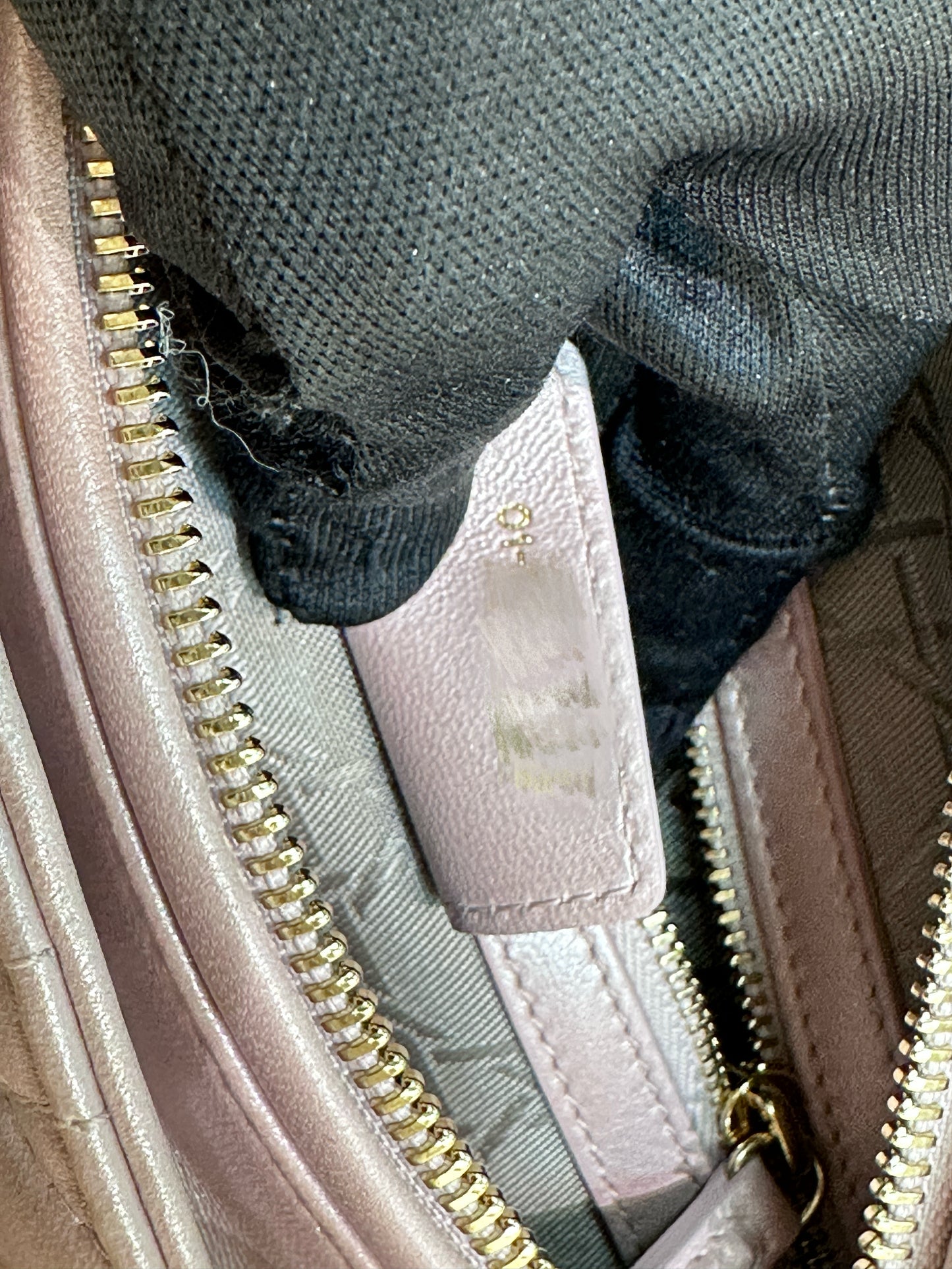 Dior Medium Lady Dior in Pearly Lotus Pink Lambskin GHW