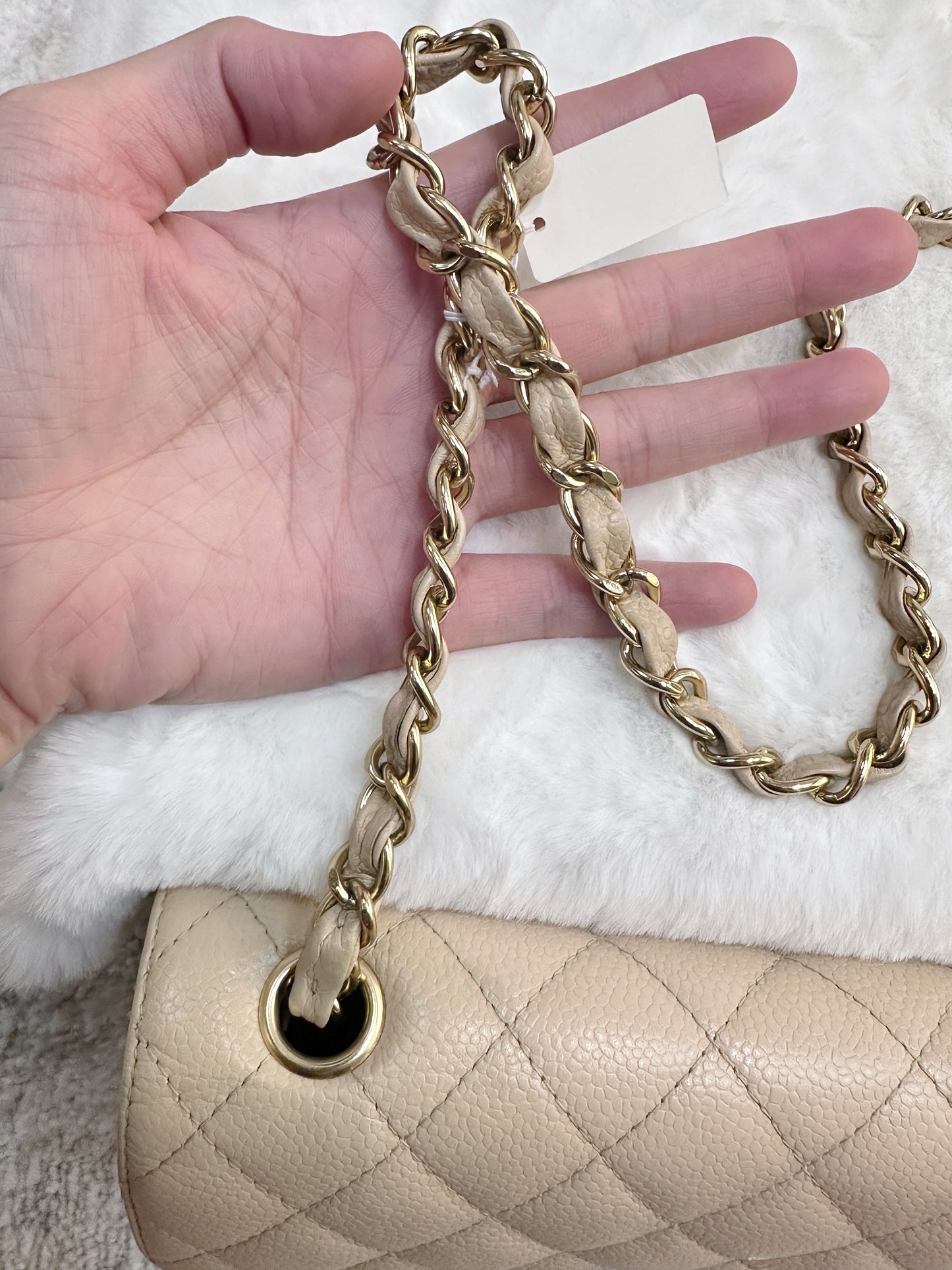 Chanel Classic Vintage Clutch East-west in Beige Color