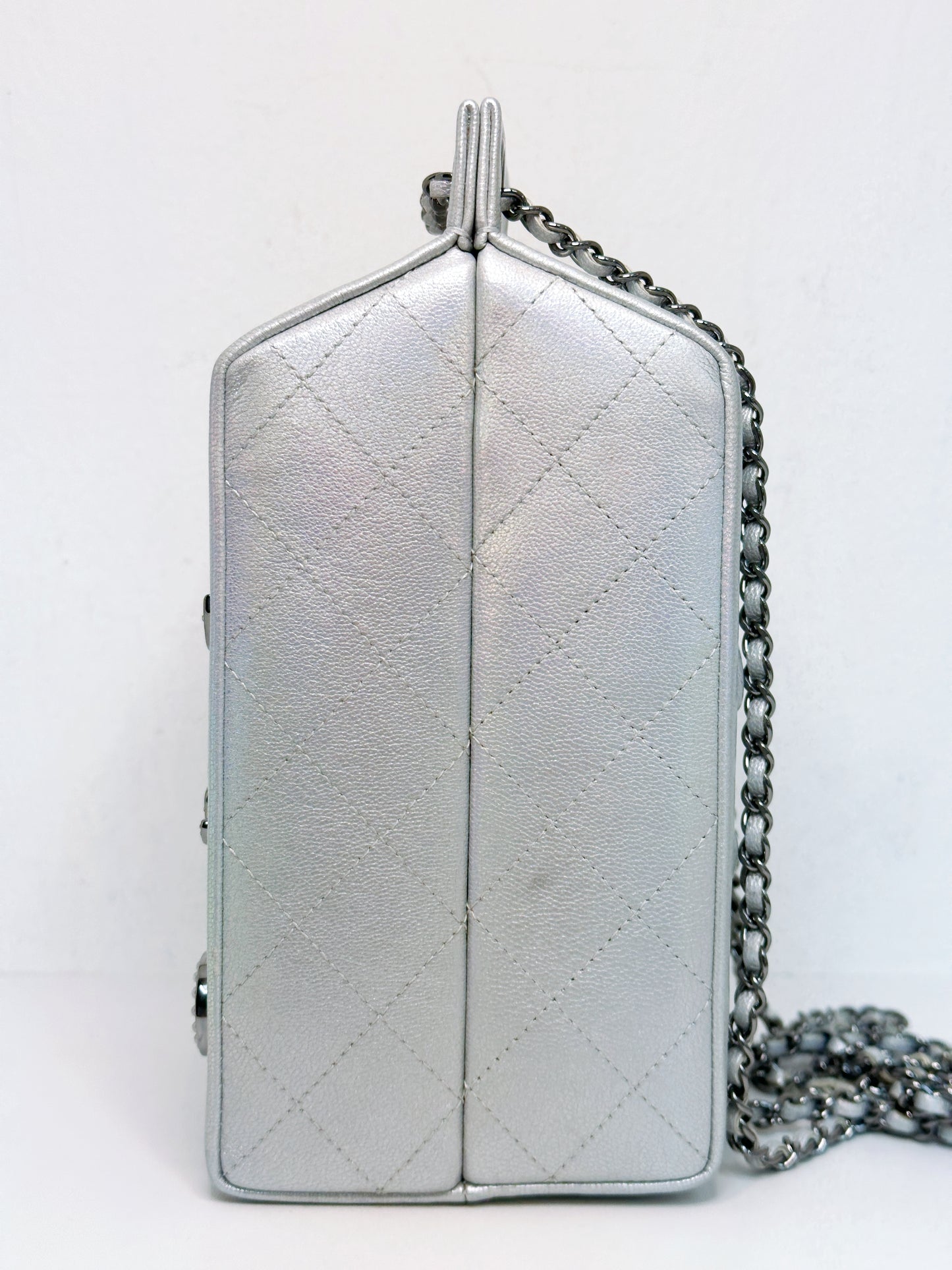 CHANEL RARE LIMITED EDITION LAIT DE COCO MILK CARTON BAG 2009 holo