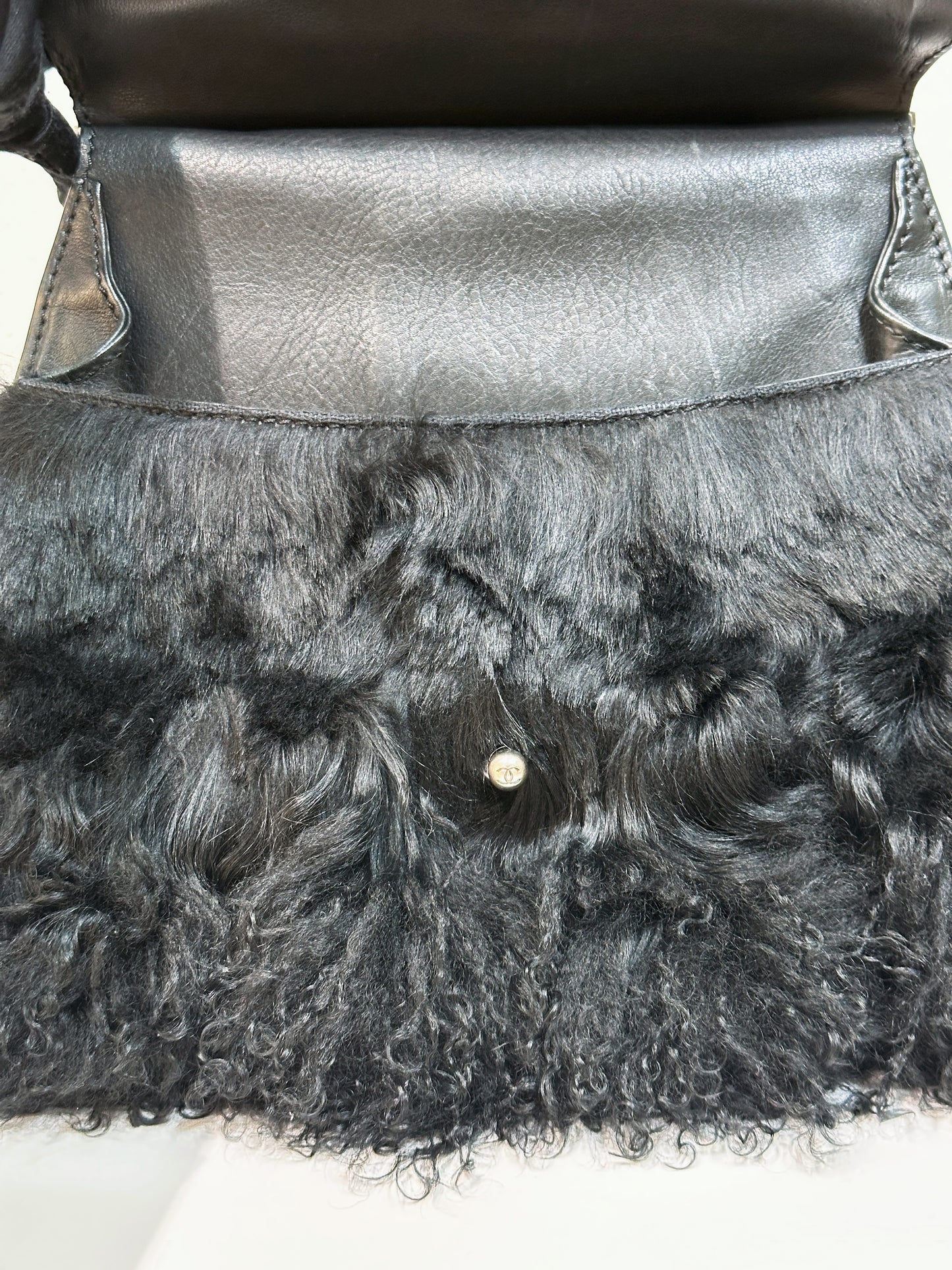 Chanel Paris-Dallas Double Flap Bag Quilted Calfskin and Fur Large