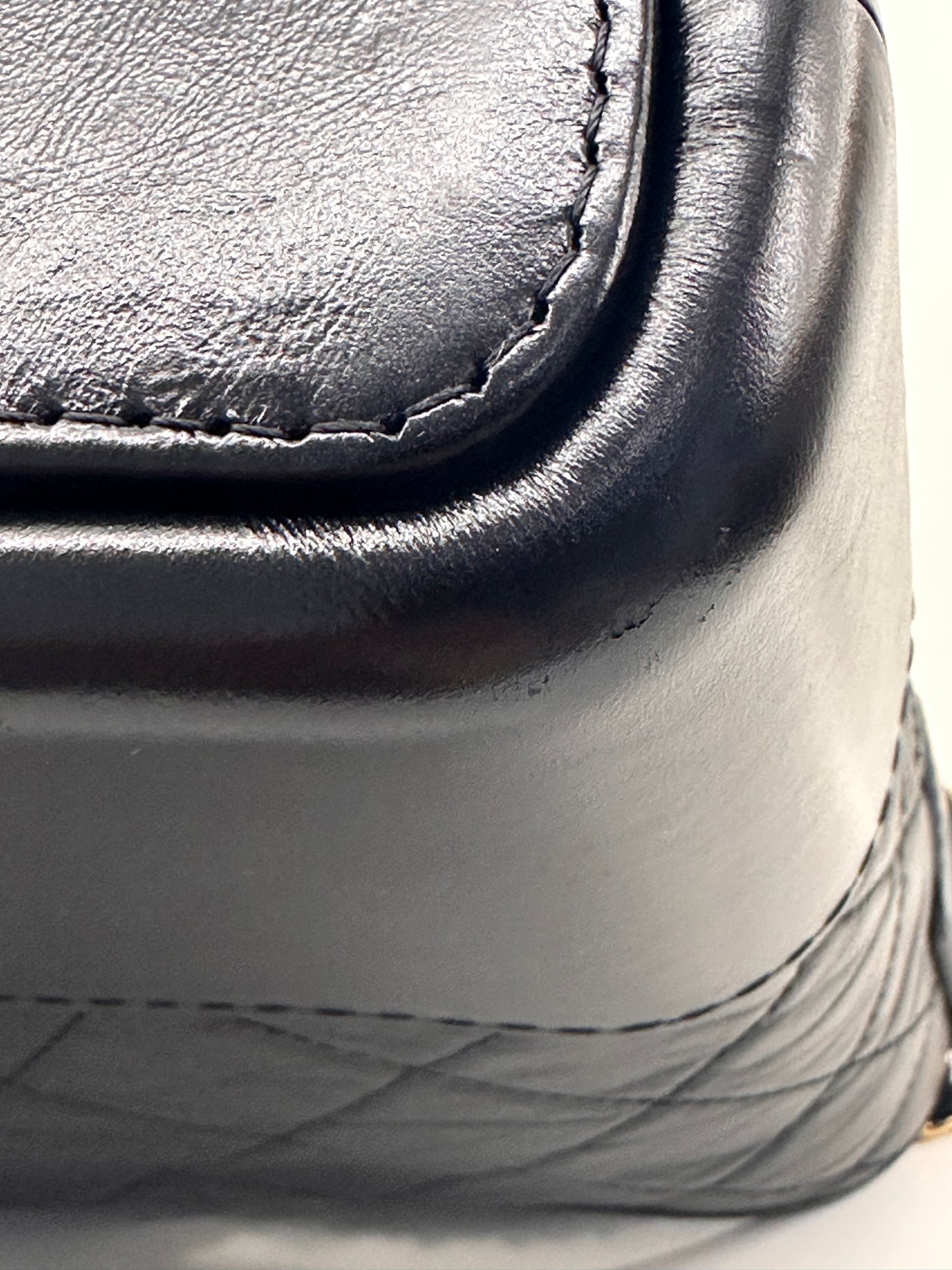 Chanel Quilted Medium Gabrielle Hobo Black Aged Calfskin Mixed Hardware