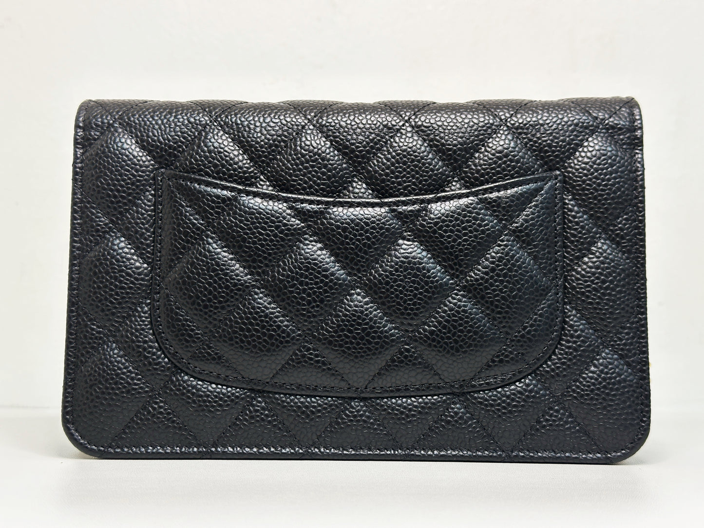 Chanel Classic Wallet on Chain Caviar Black GHW TJ8P microchip