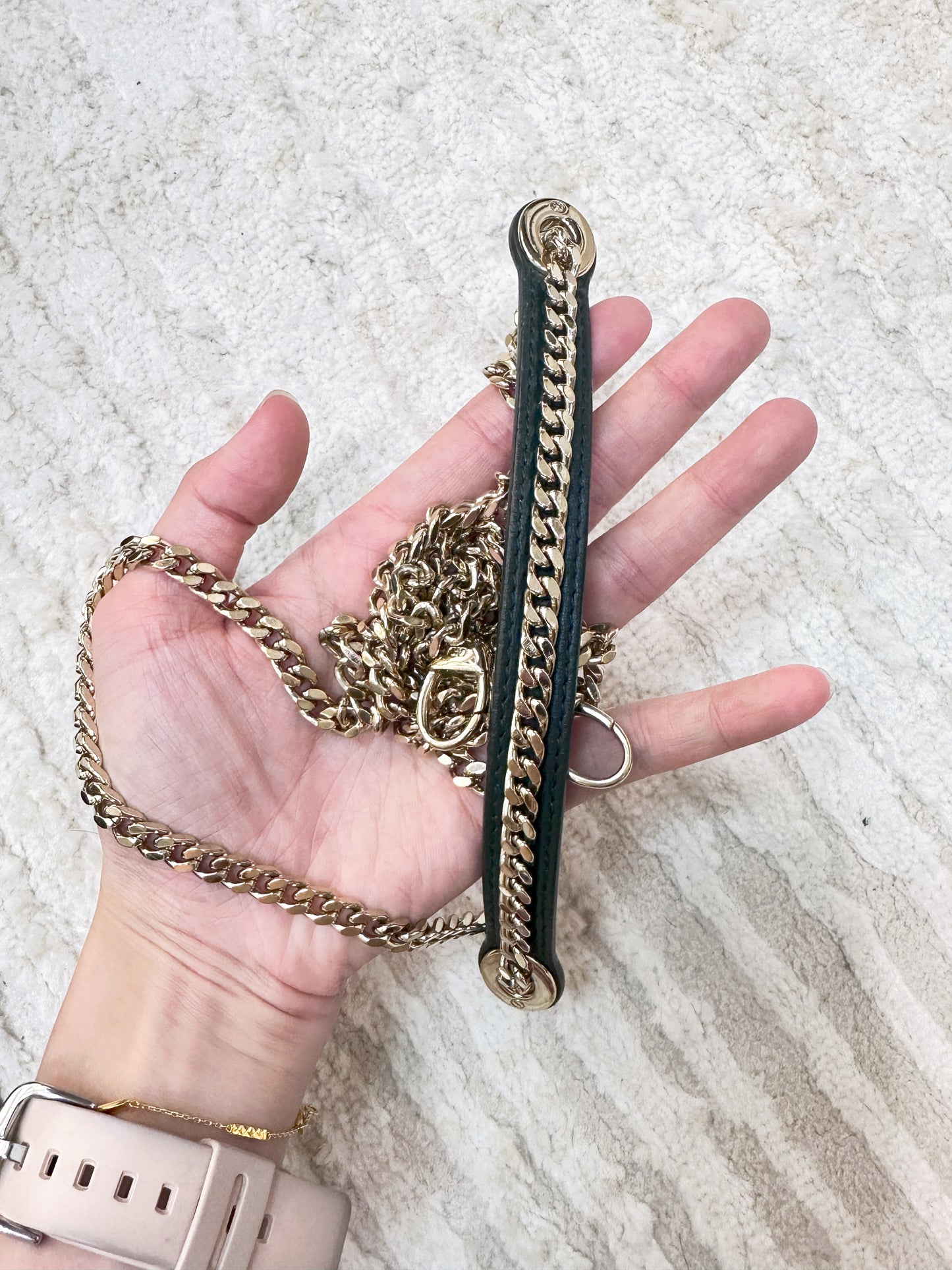 CHRISTIAN DIOR Lambskin Cannage Mini Lady Dior Dark Green